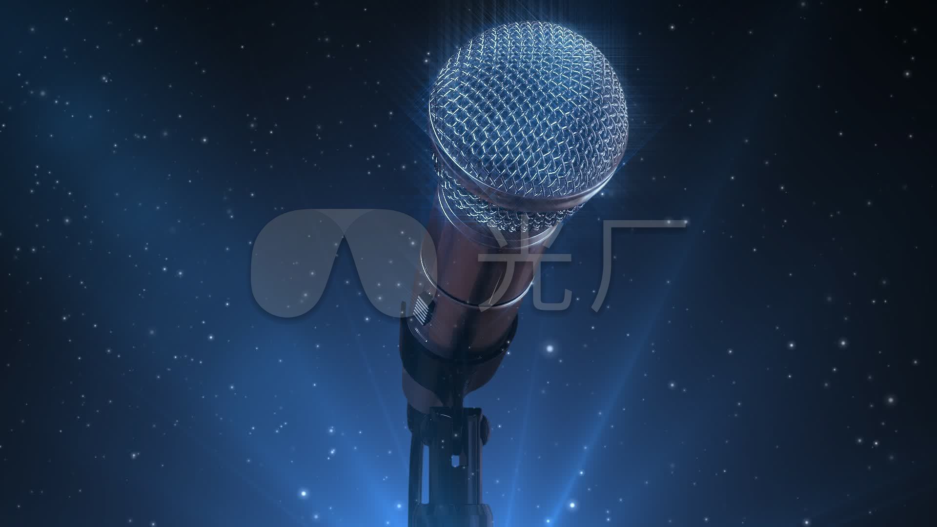 3d话筒音乐中国好声音_1920x1080_高清视频素材下载