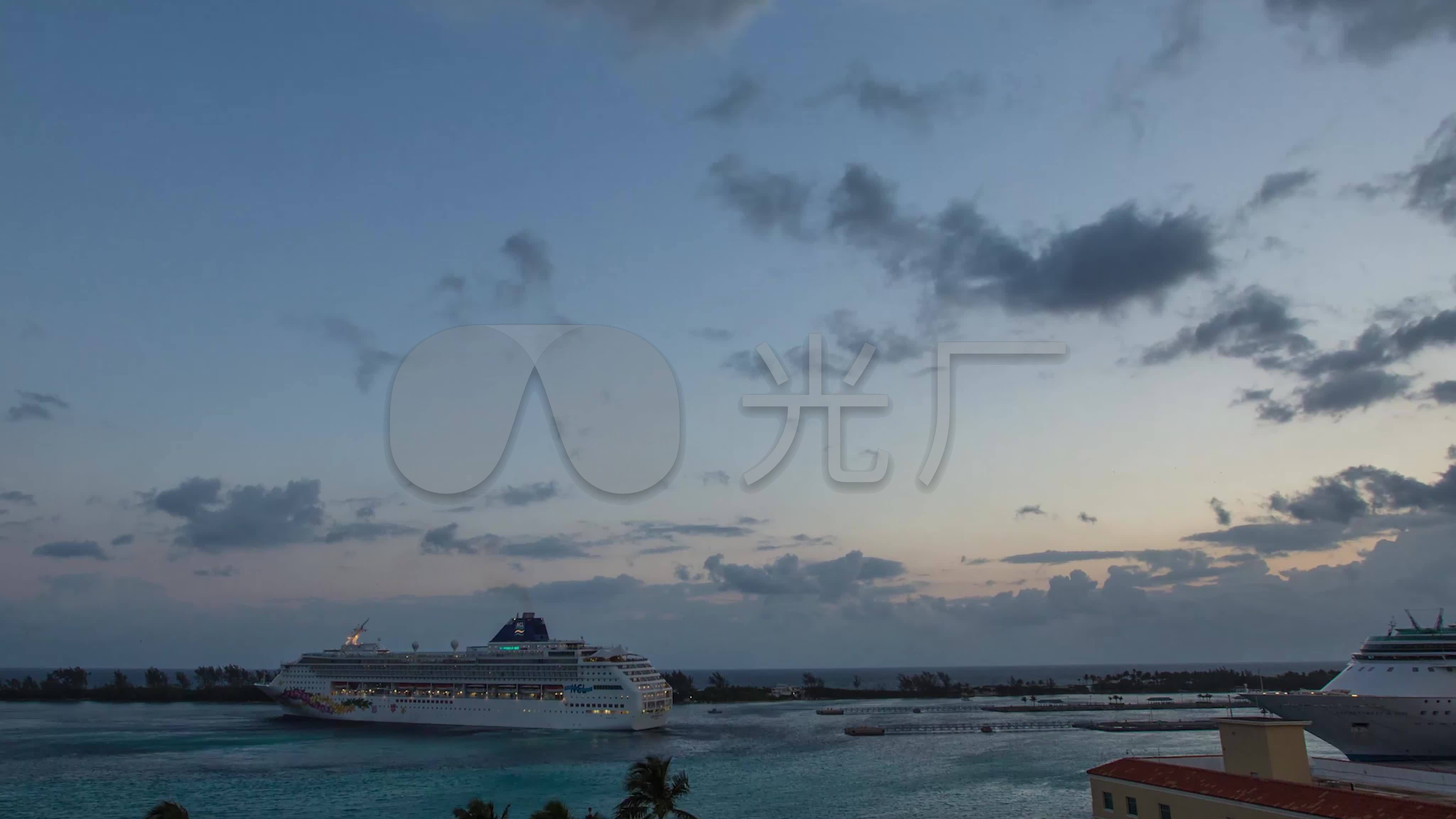 海边4k_2建筑风景热带风景花园