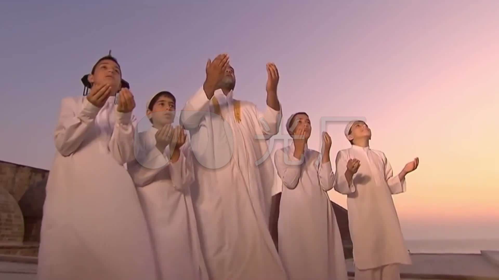 宗教仪式人物祈祷