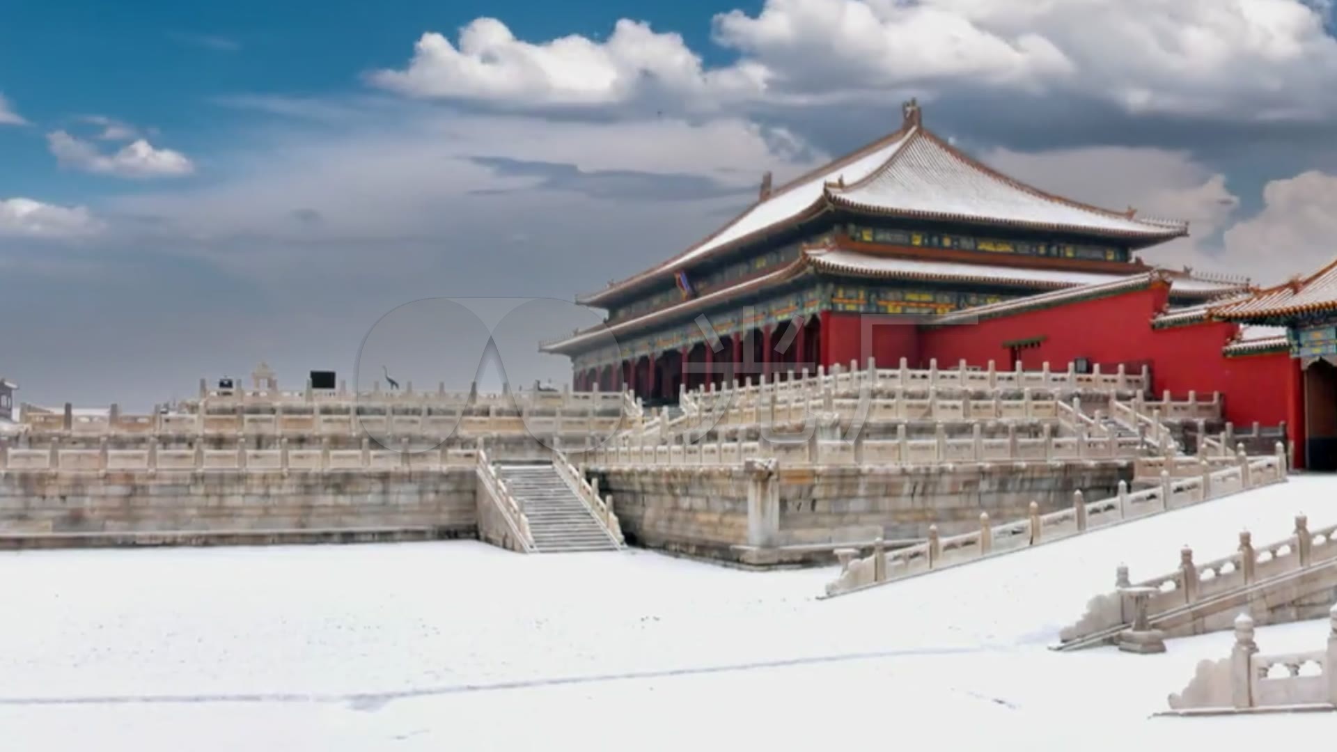 高清实拍雪山冬日阳光长城雪景故宫国贸鸟巢_1920X1080_高清视频素材下载(编号:1314089)_实拍视频