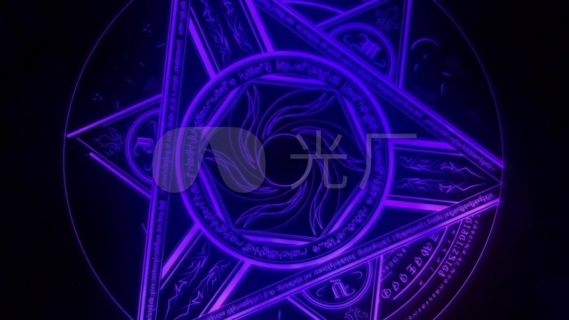 梦幻魔法阵特效_1920x1080_高清视频素材下载(编号:)