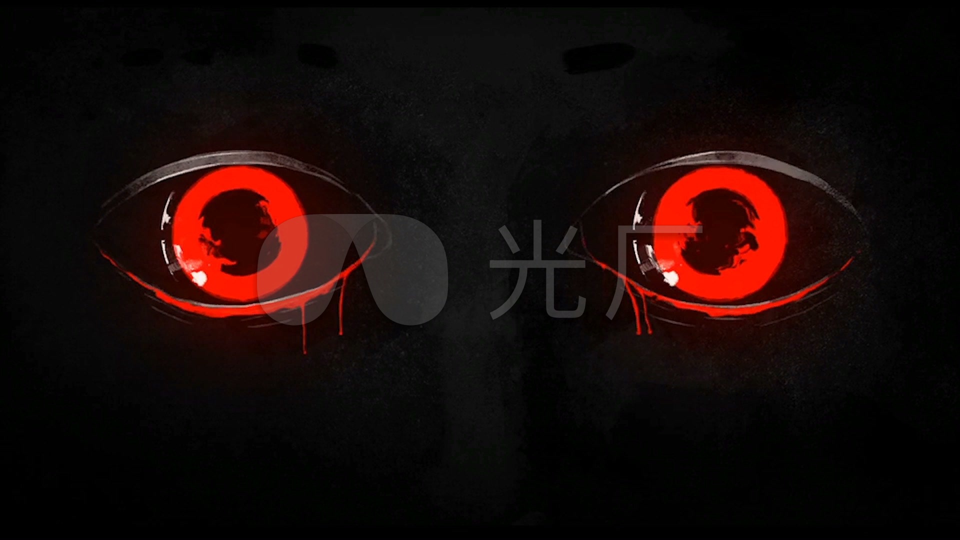 眼睛流泪红色眼睛dj开场_1920x1080_高清视频素材下载