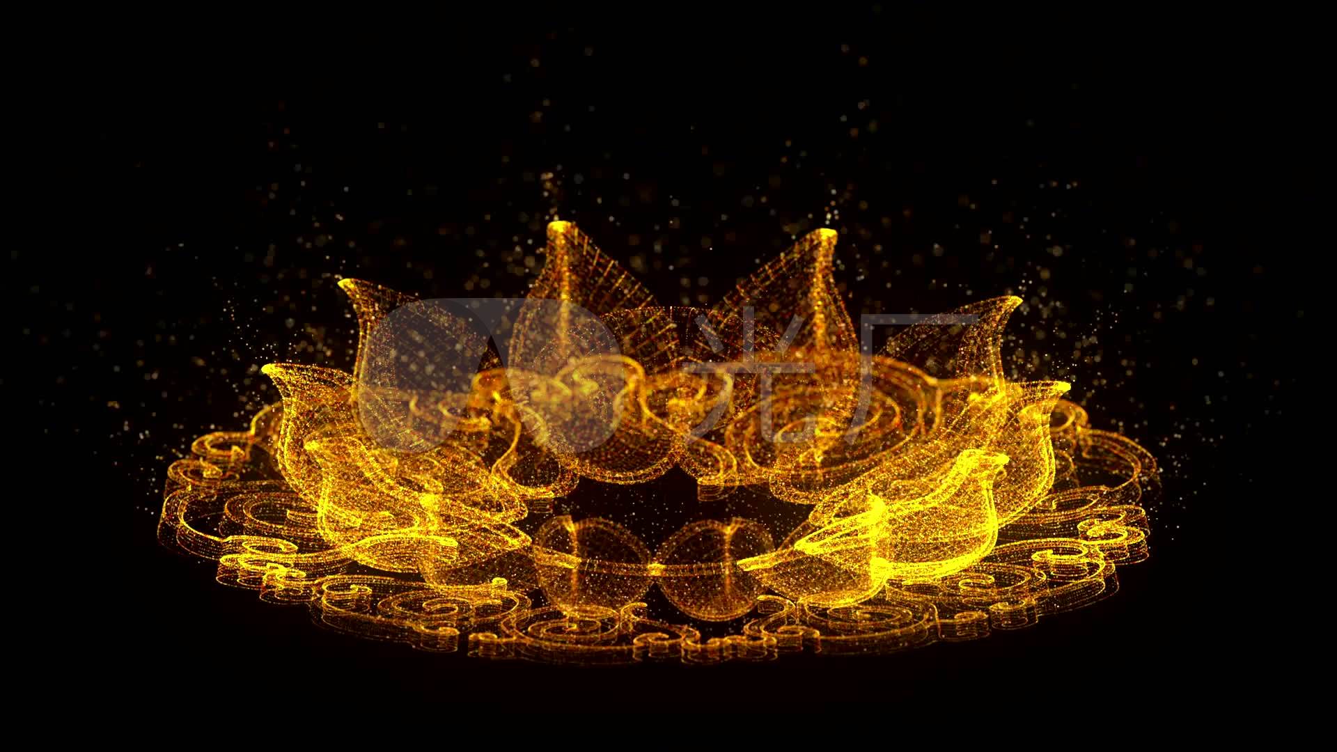 莲花宝座_1920x1080_高清视频素材下载(编号:1324806)