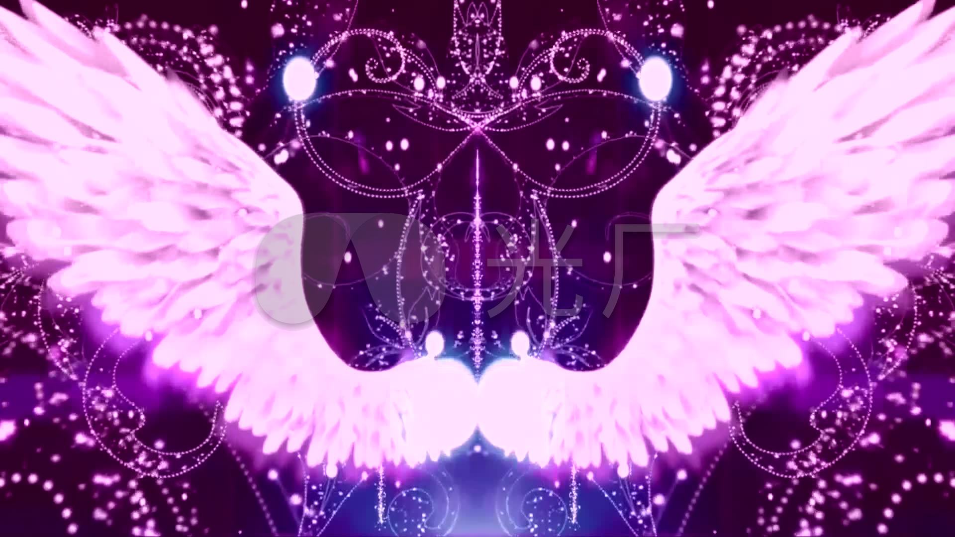 梦幻翅膀-天使之翼-唯美婚礼_1920x1080_高清视频素材