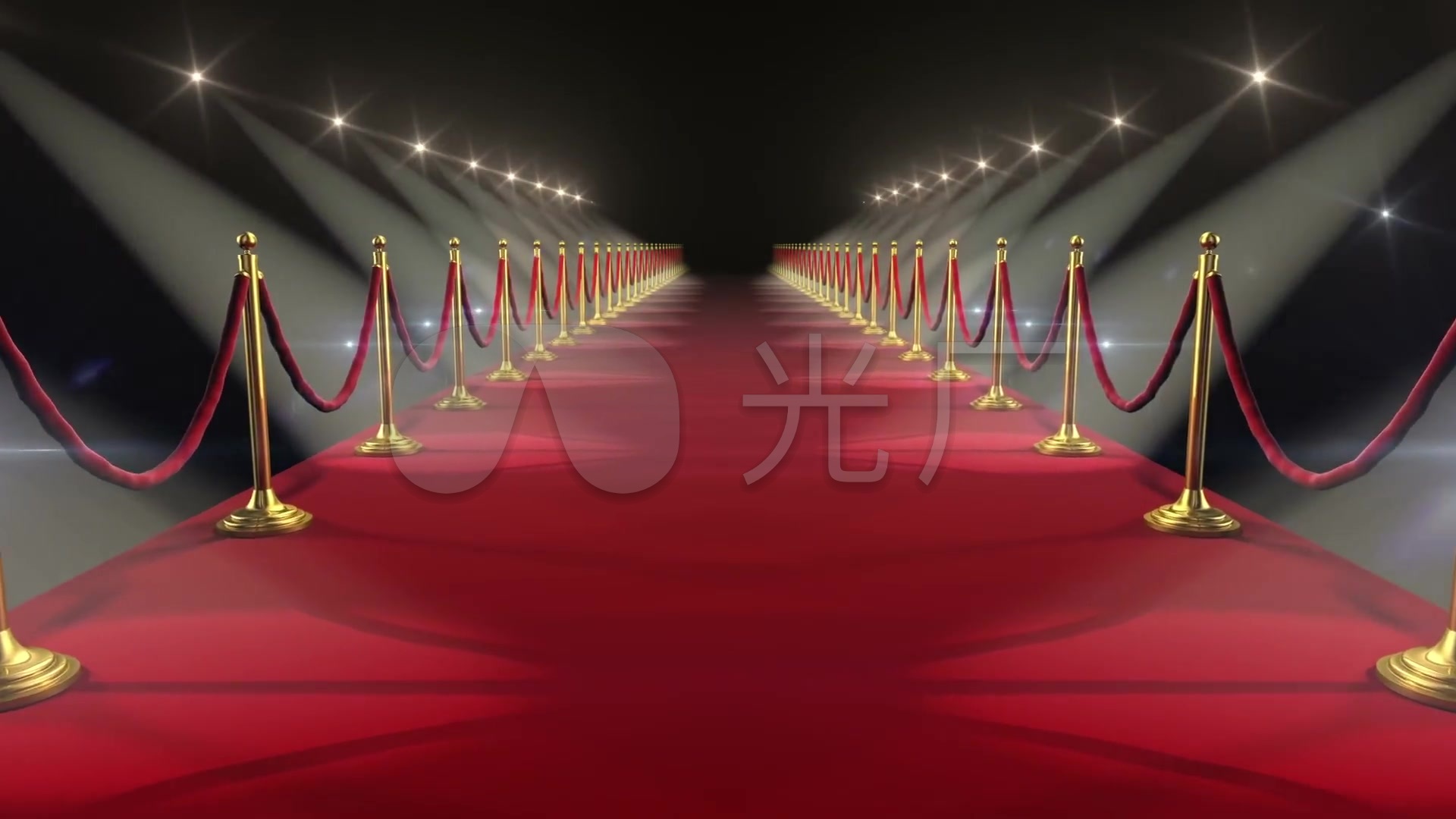 视频素材 舞台背景 场景背景 舞台红毯颁奖星光大道来自视频原始文件