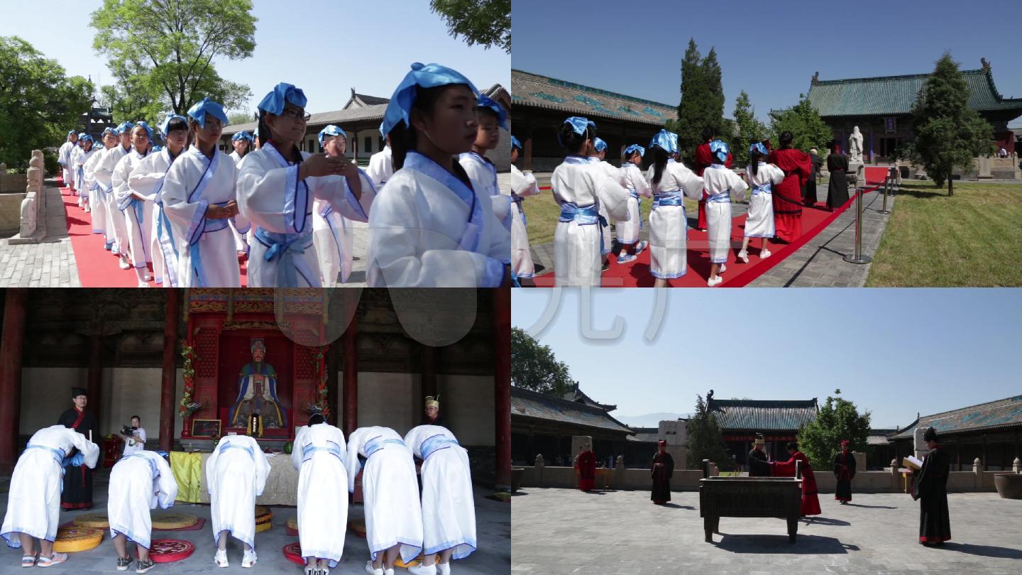 祈福高清祈福祭祀_1920X1080_素材视频同学文庙视频制作图片