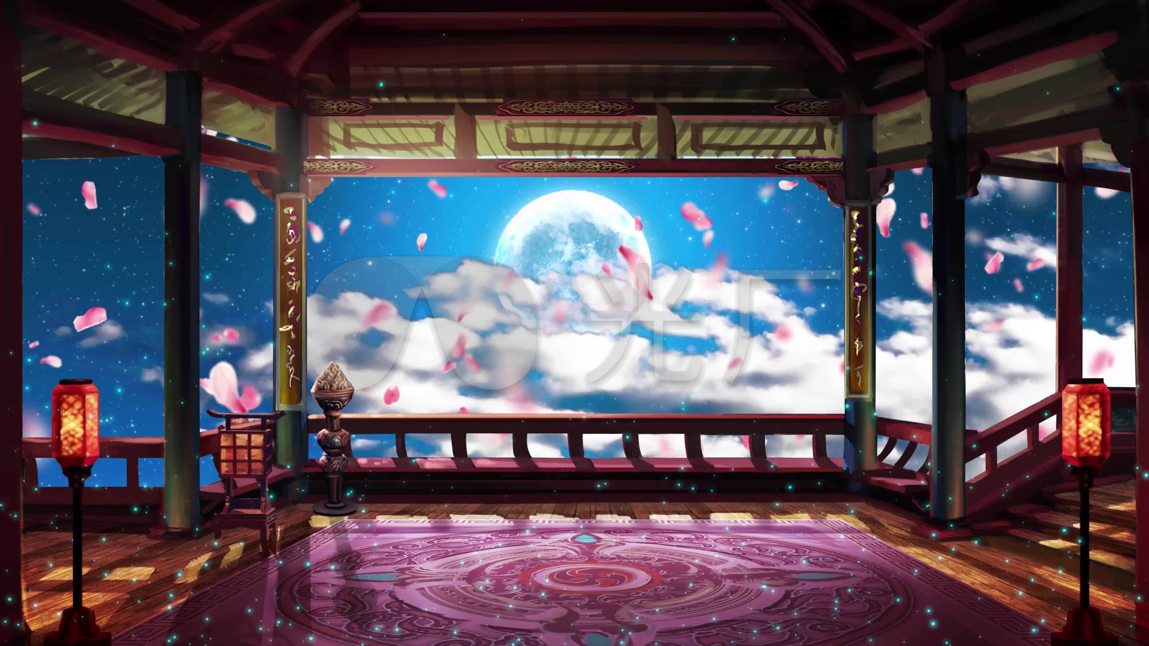 4k超高清壁纸中国风,1920x1080动漫壁纸4k 4k中国风舞蹈场景_3840x2160_高清视频素材下载(编号