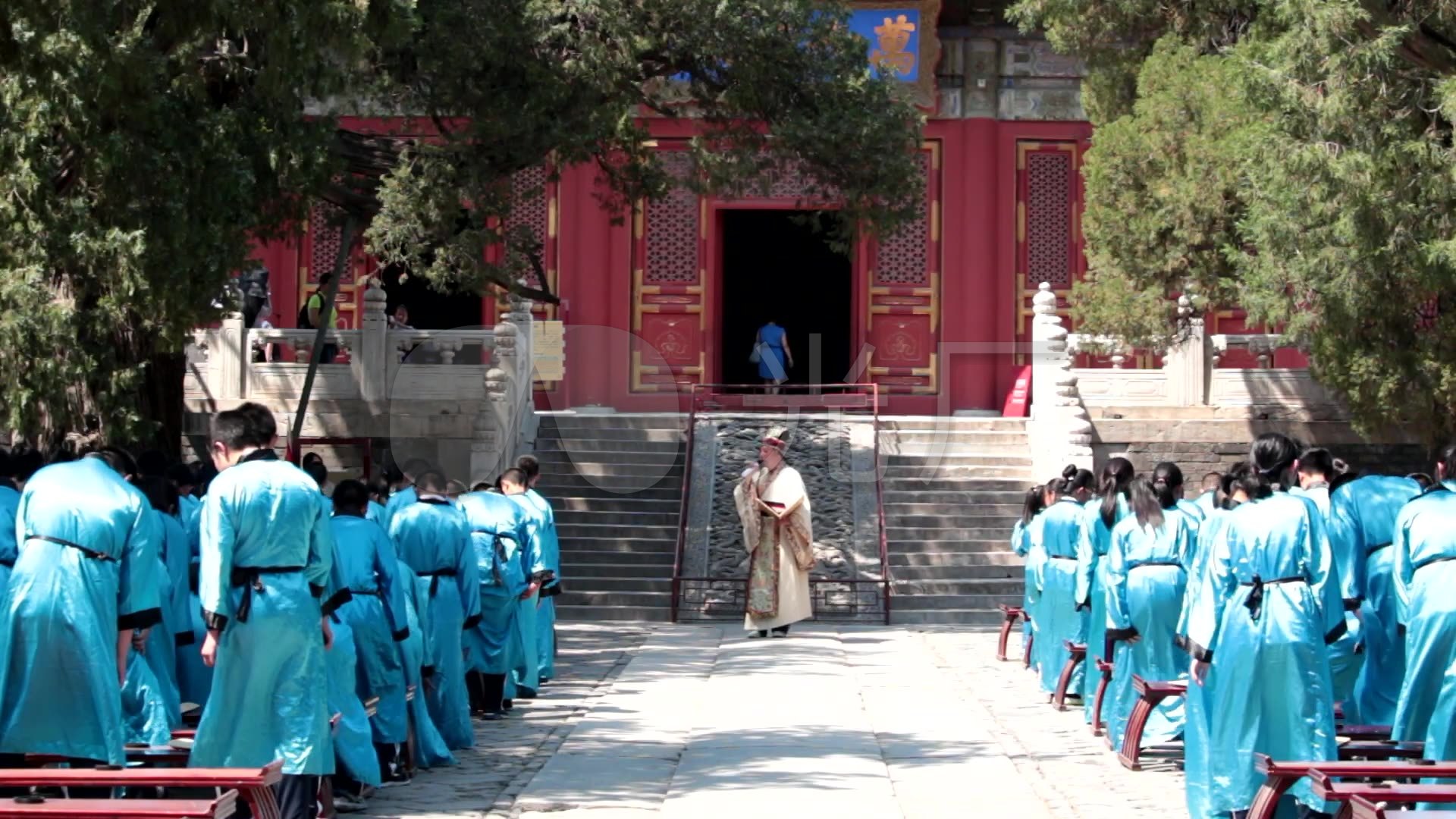 孔庙高清视频删除_1920X1080_古装素材视频浴室无祭祀学生范冰冰图片