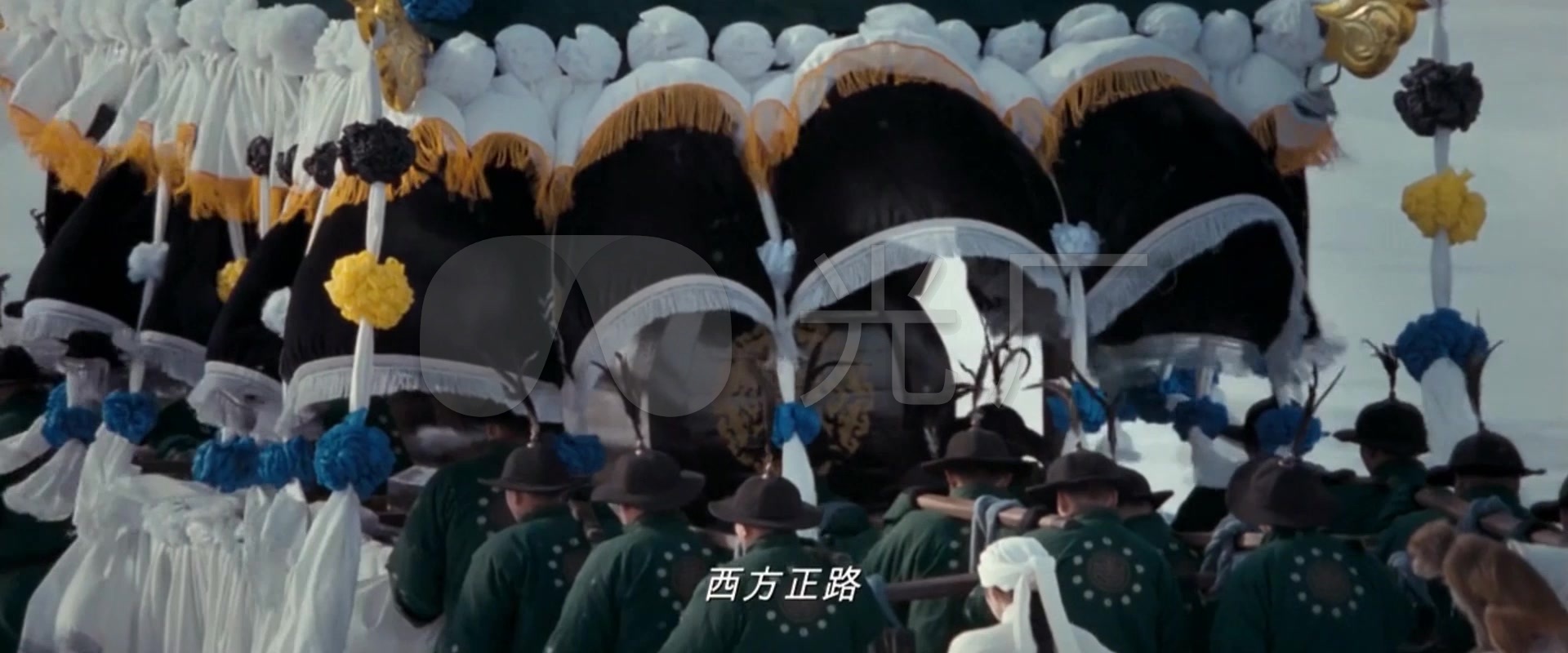 送葬队伍-古代雪山送葬_1920x800_高清视频素材下载(编号:1339879)
