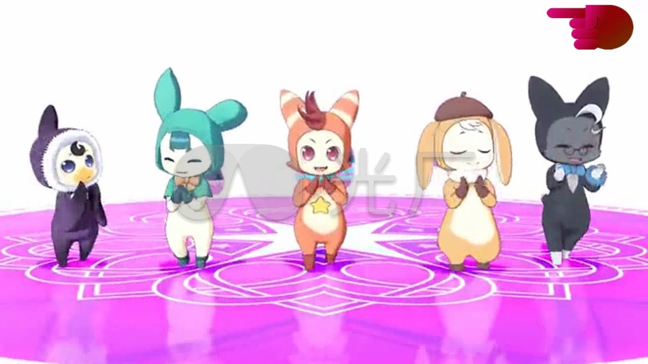 动画小动物跳舞幼儿教学