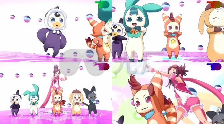 动画小动物跳舞幼儿教学