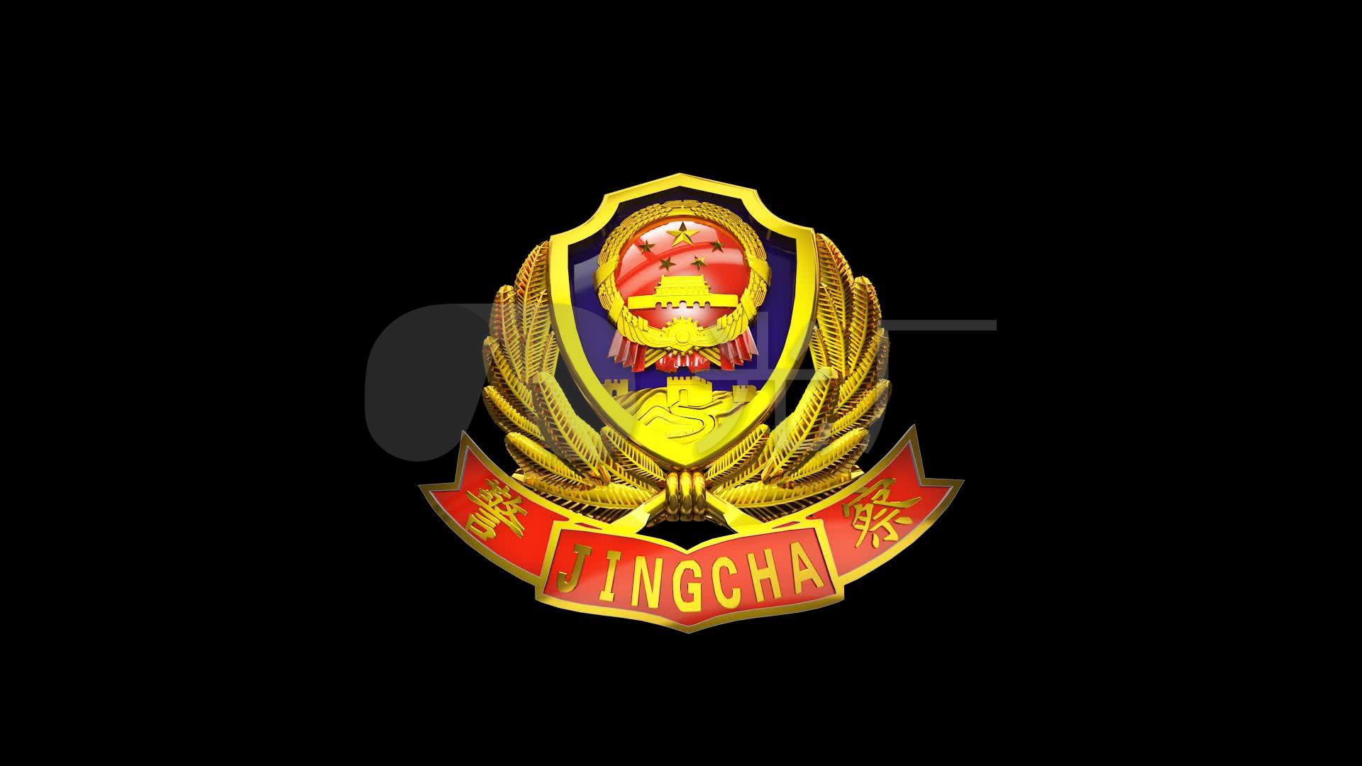 3d警徽带通道