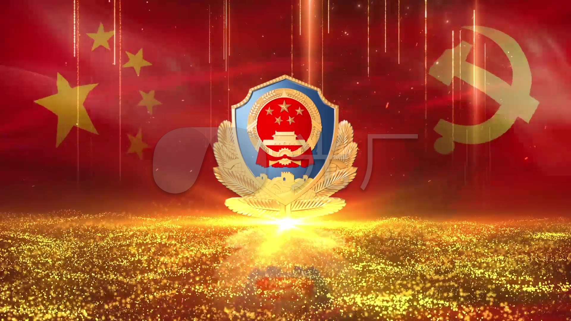 公安警徽展示