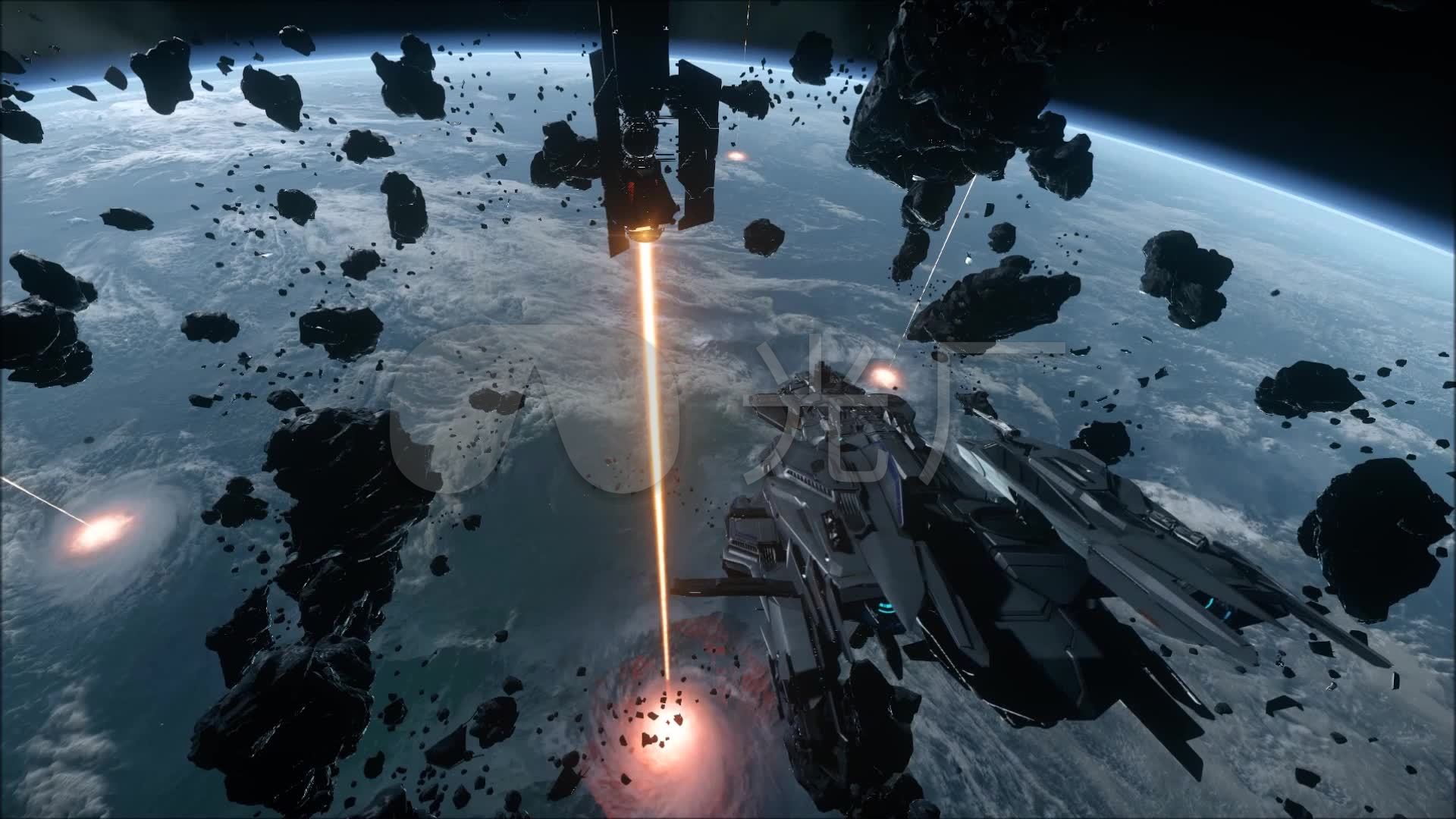 飞船宇宙_1920x1080_高清视频素材下载(编号:1361089)