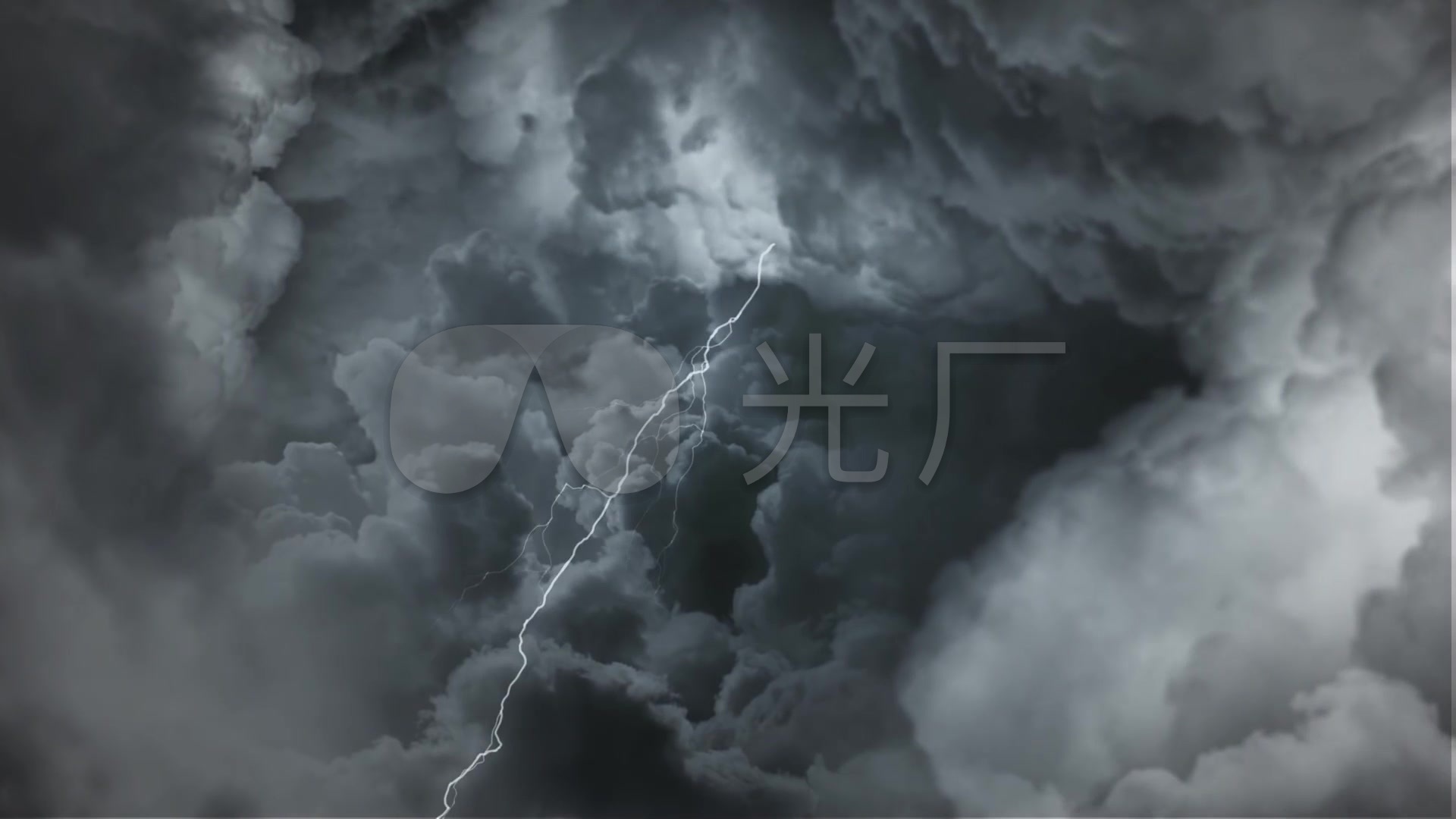 闪电,雷电,乌云穿梭,暴风雨,风暴_1920x1080_高清视频