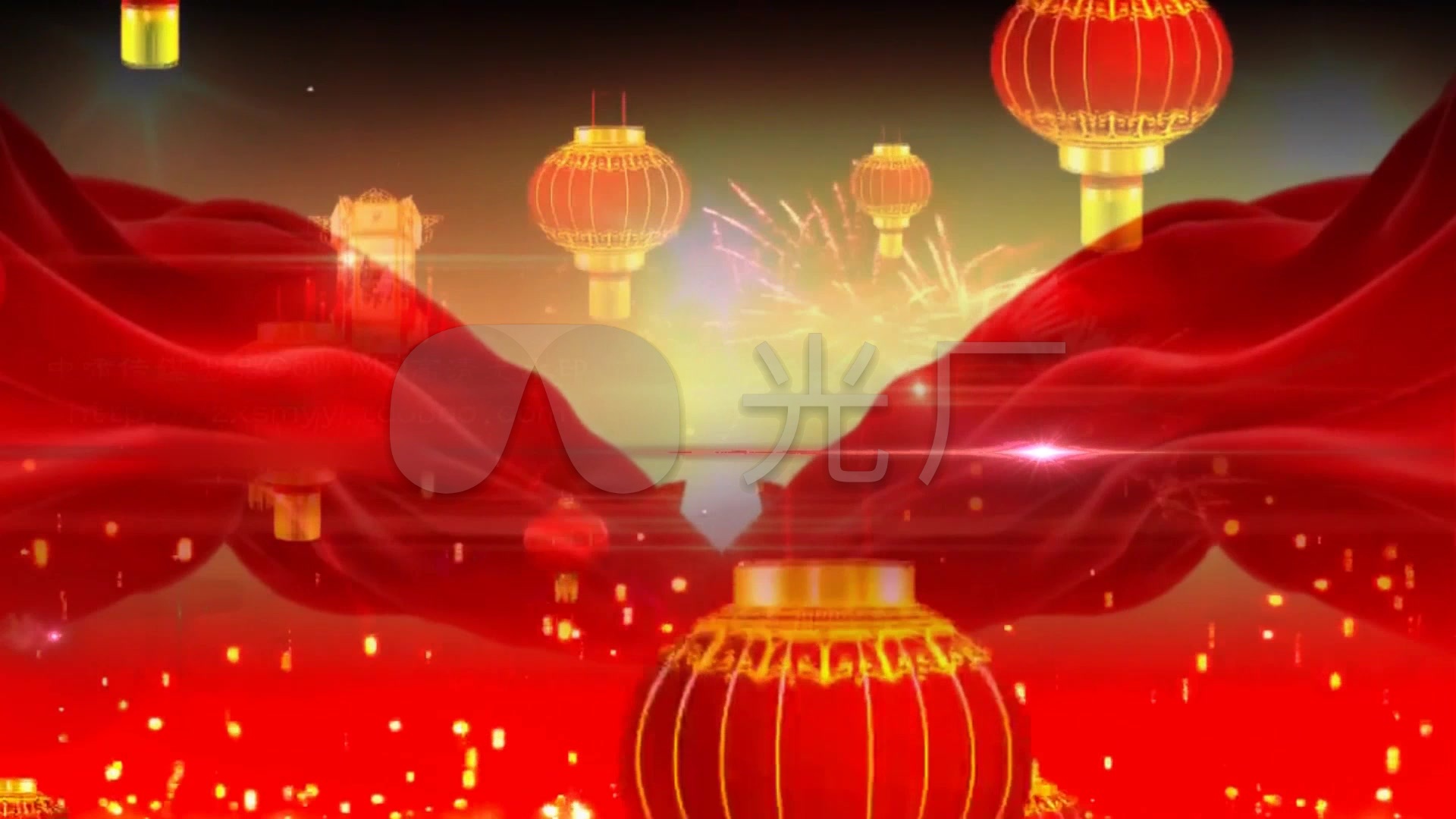 秧歌乐翻了天大屏背景