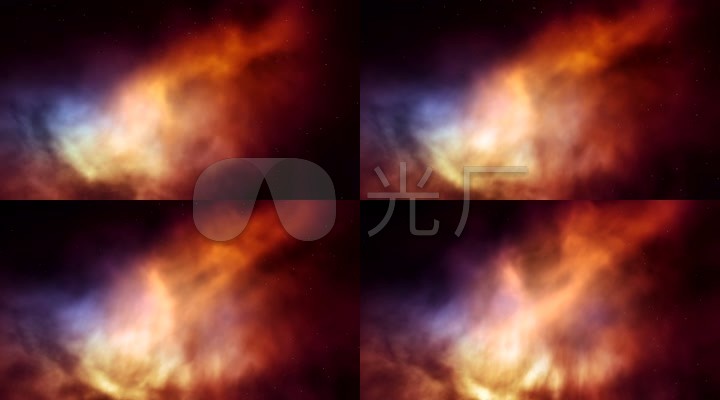 高清星云空间运动视频素材