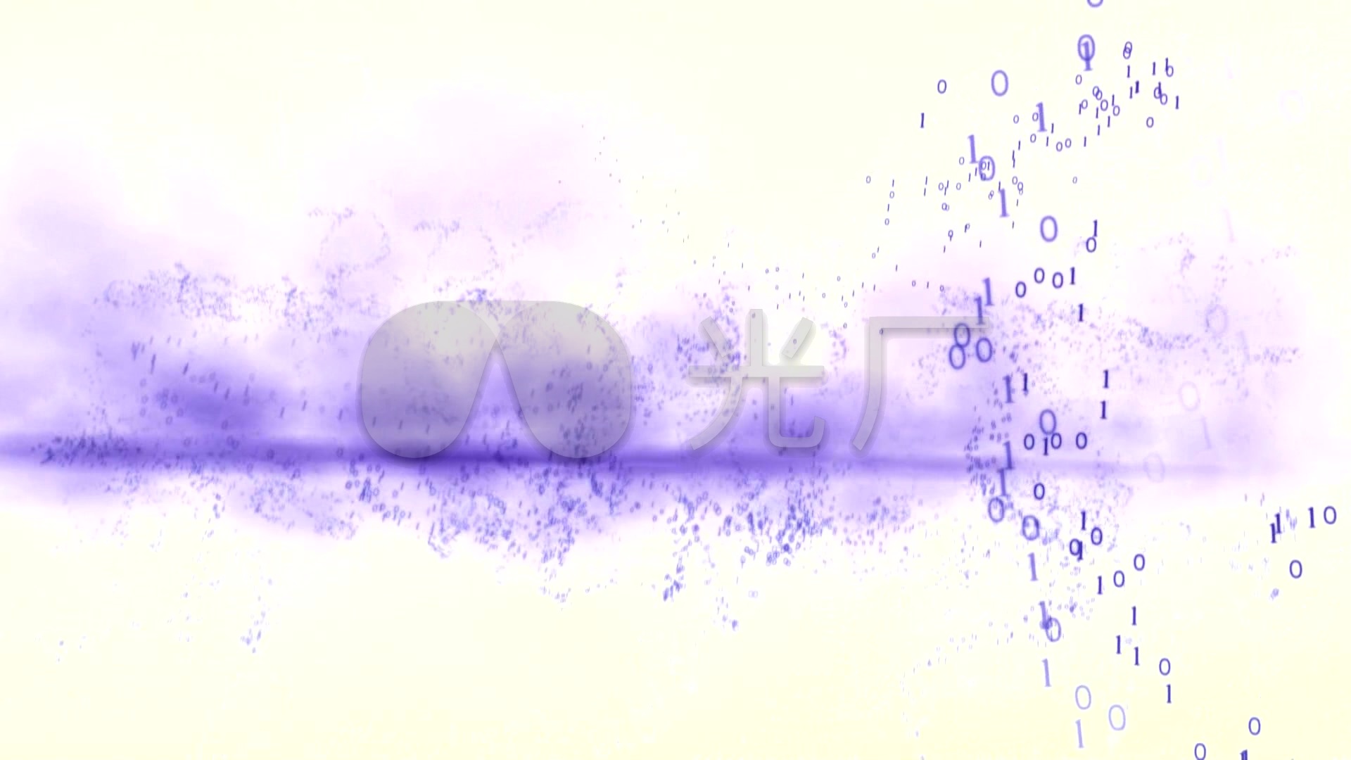 简约淡蓝粒子数字_1920x1080_高清视频素材下载(编号