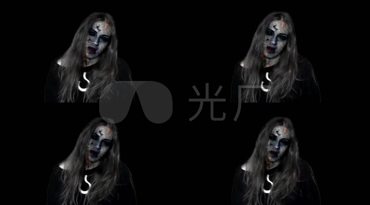 万圣节3d僵尸女鬼恐怖