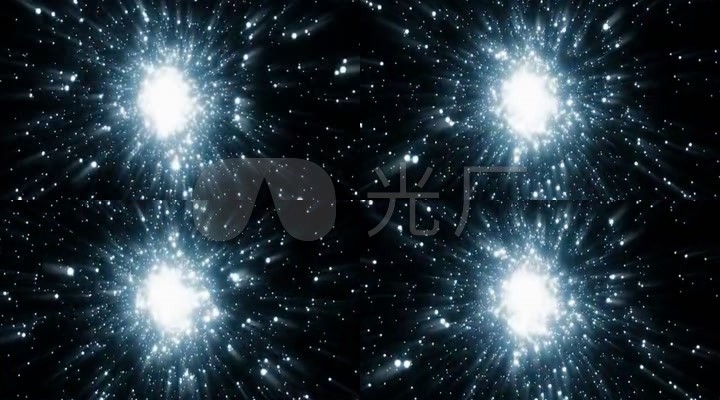 动画星空光线粒子背景