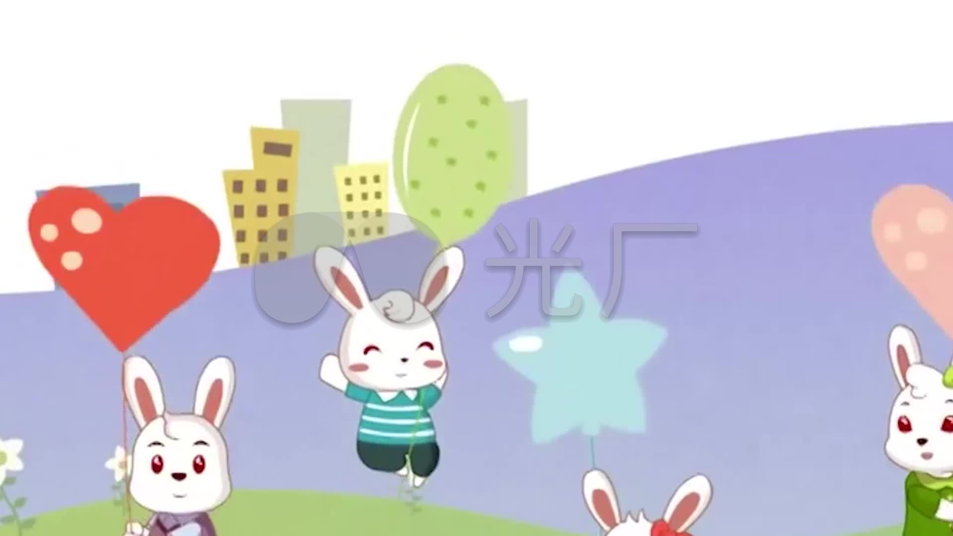彩虹的约定卡通儿歌_1920x1080_高清视频素材下载(:)