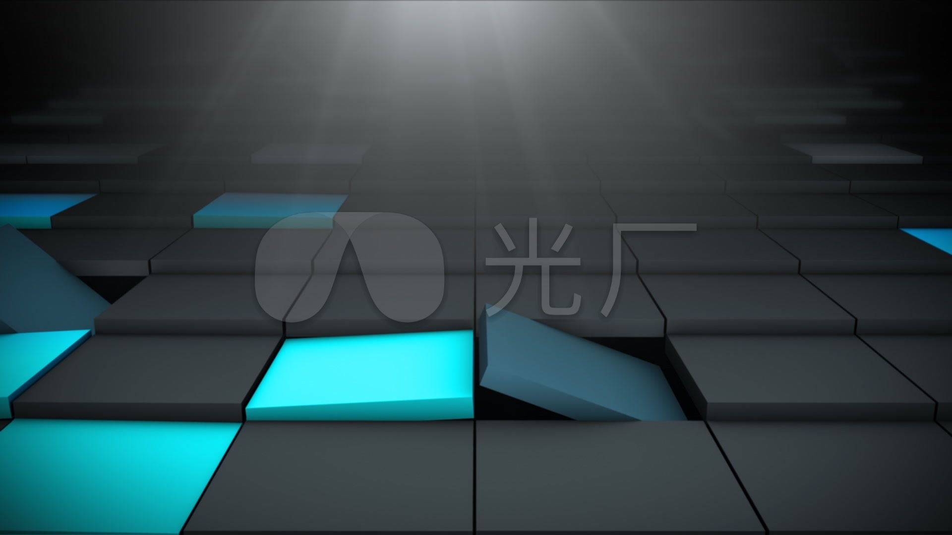高清行进感三维立体翻转舞台背景素材_1920x1080_高清