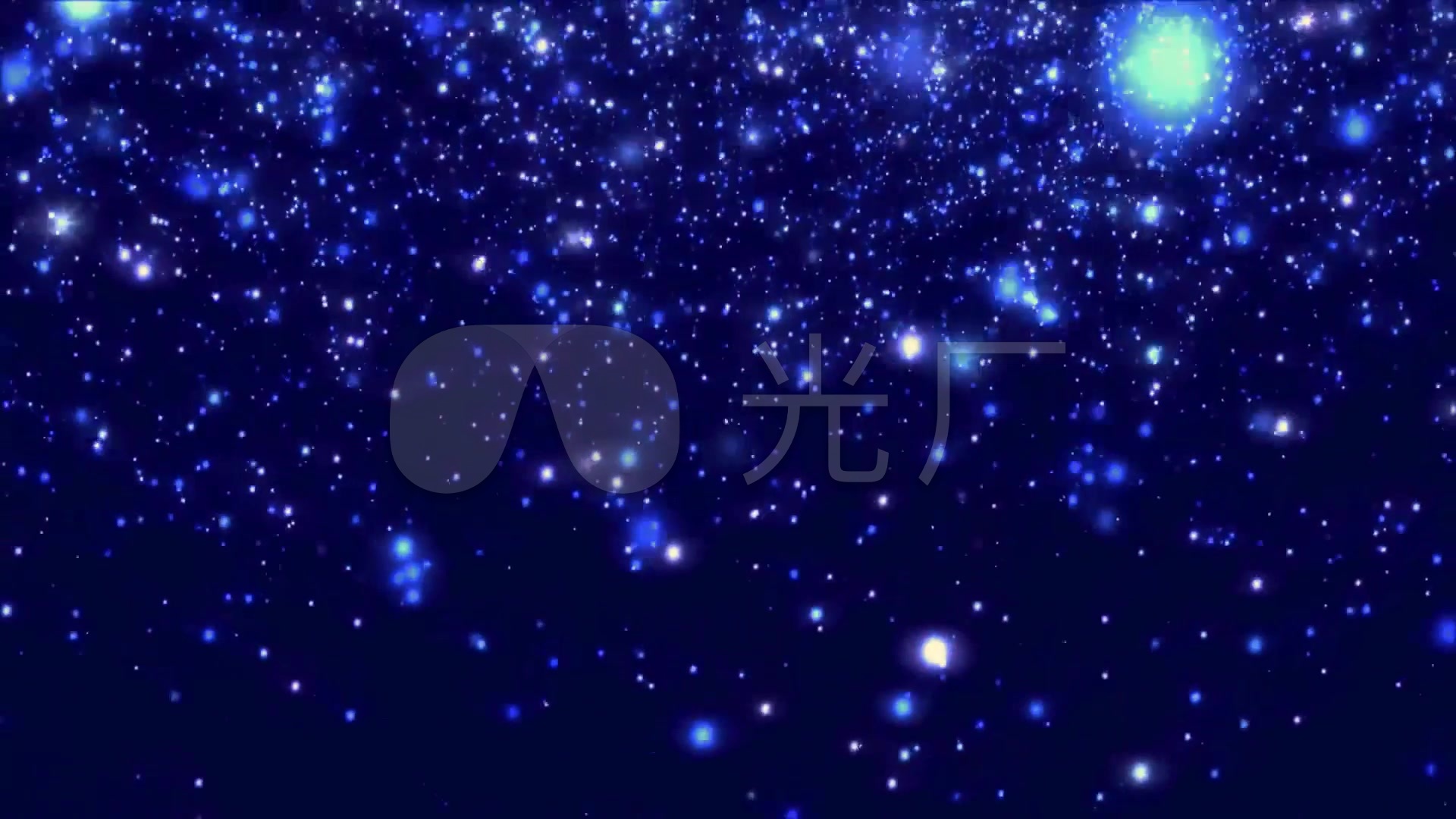 蓝色星光led大屏幕背景