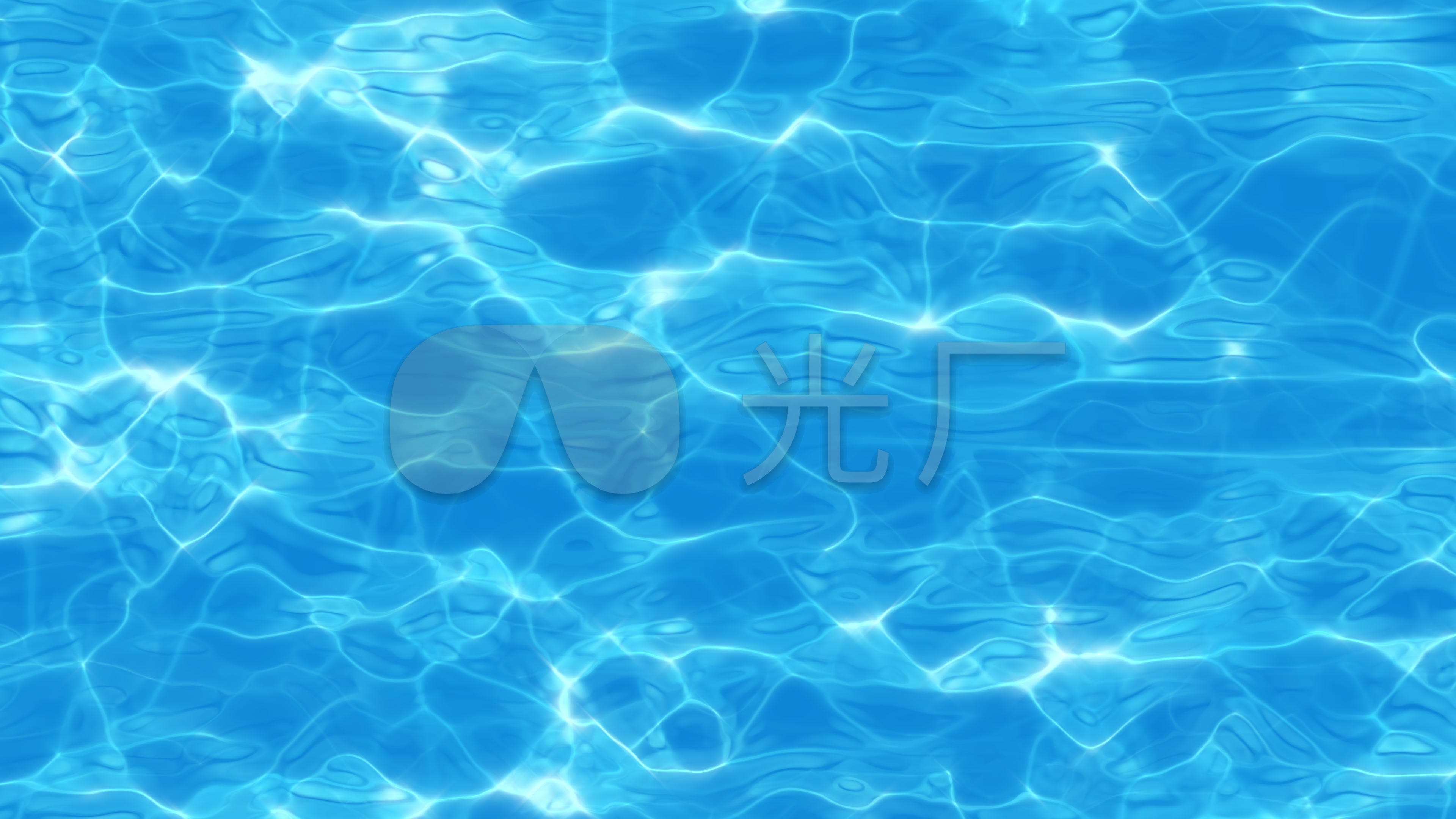 蓝色水面波纹