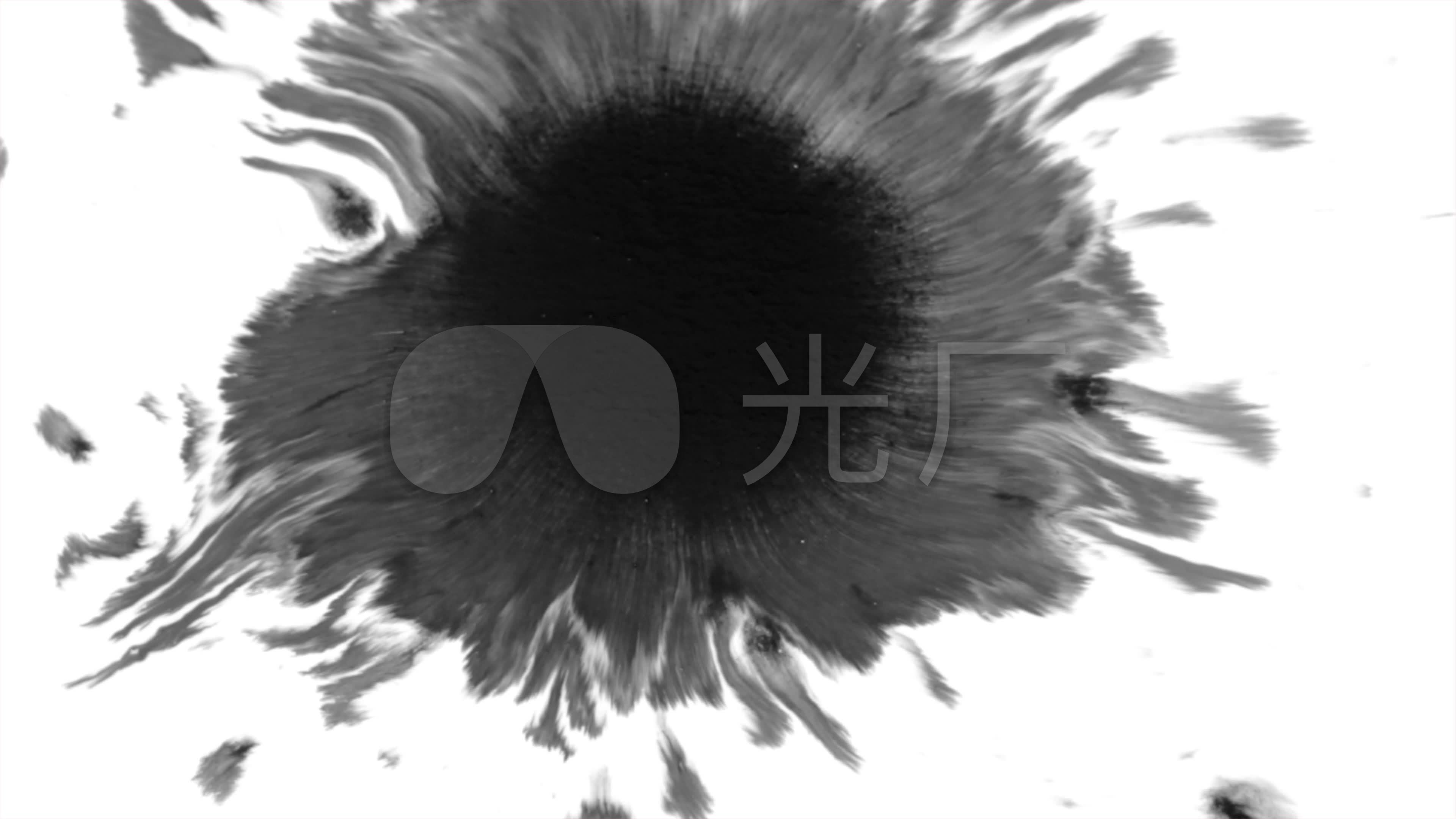 4k水墨视频素材
