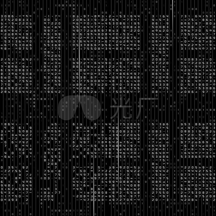 阵列循环的小数字时隐时现流动科技感可换色