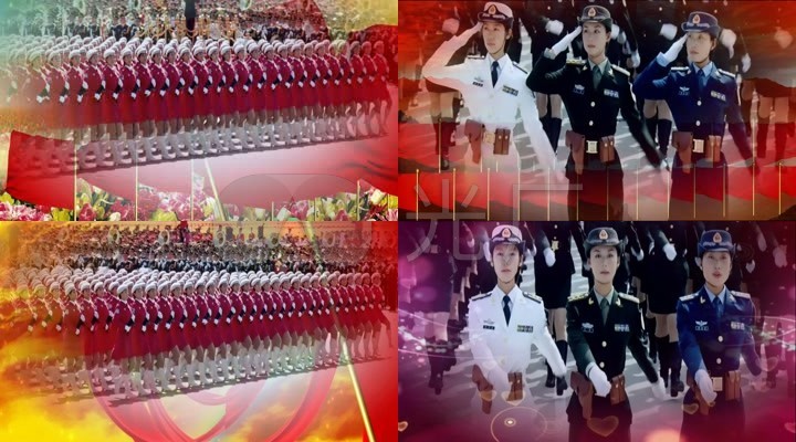 《军中绿花》军旅歌曲舞台背景配乐成品