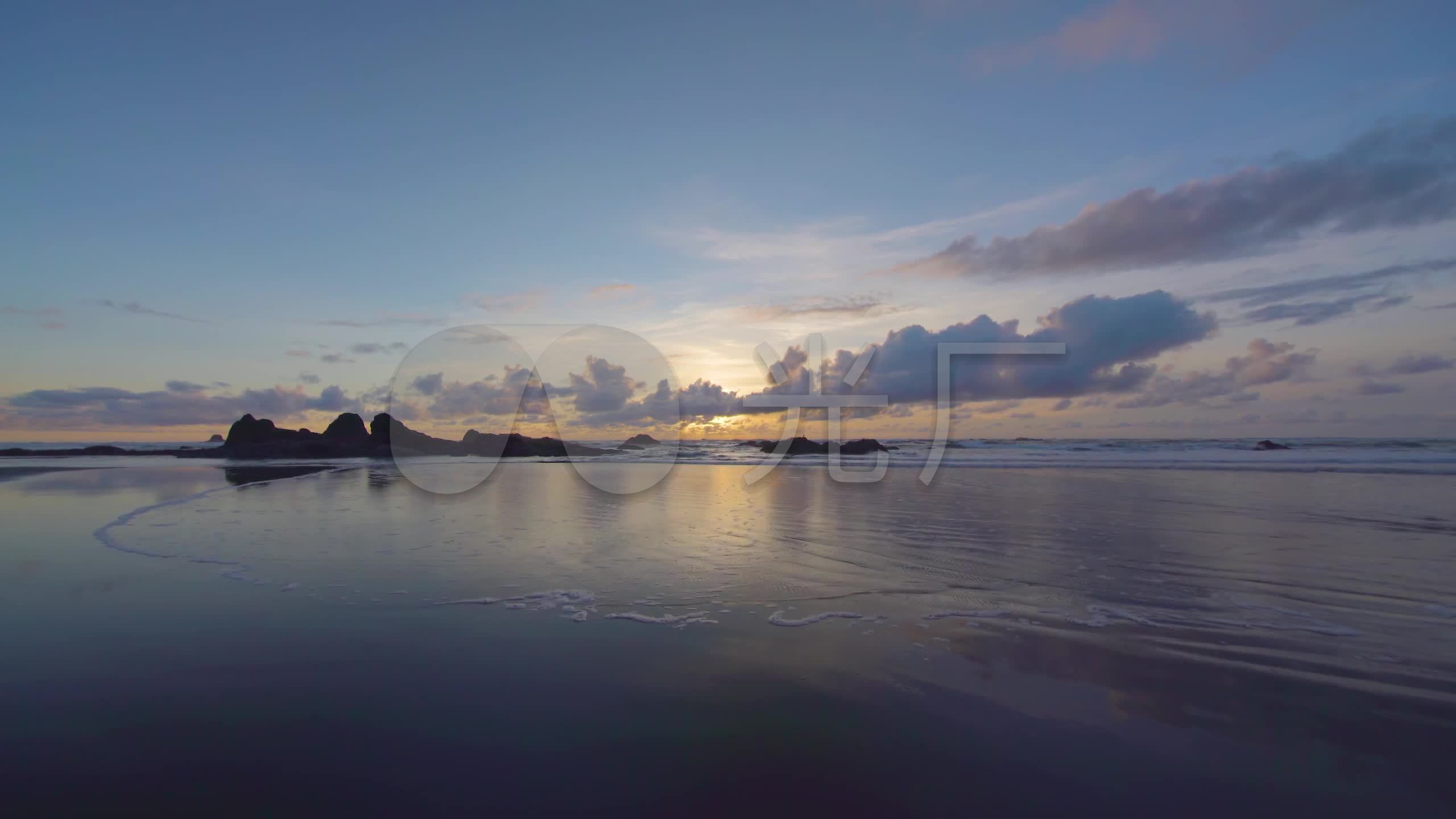 海边沙滩风景2k