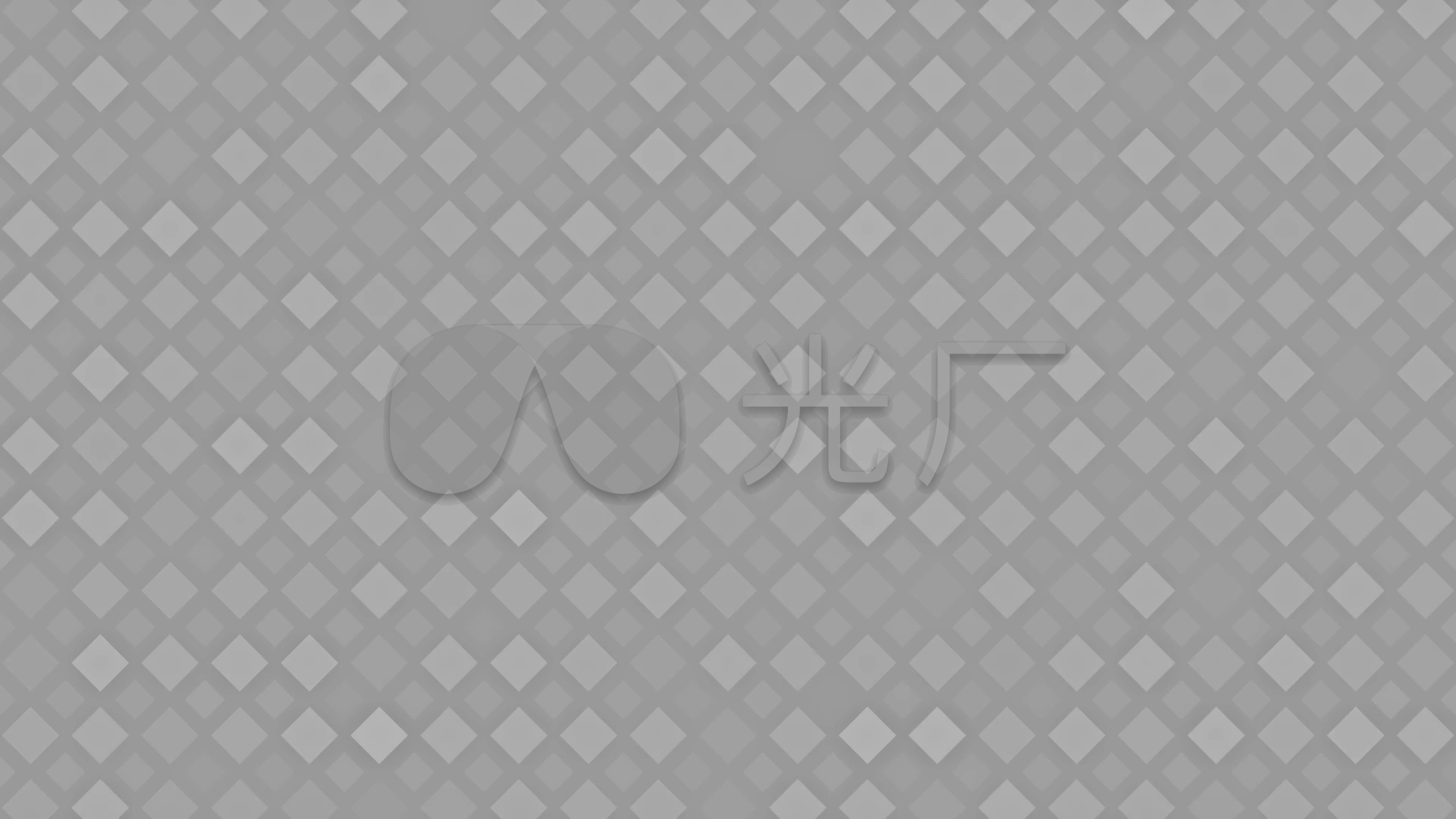 银灰色菱形方形灰色背景墙_3840x2160_高清视频素材