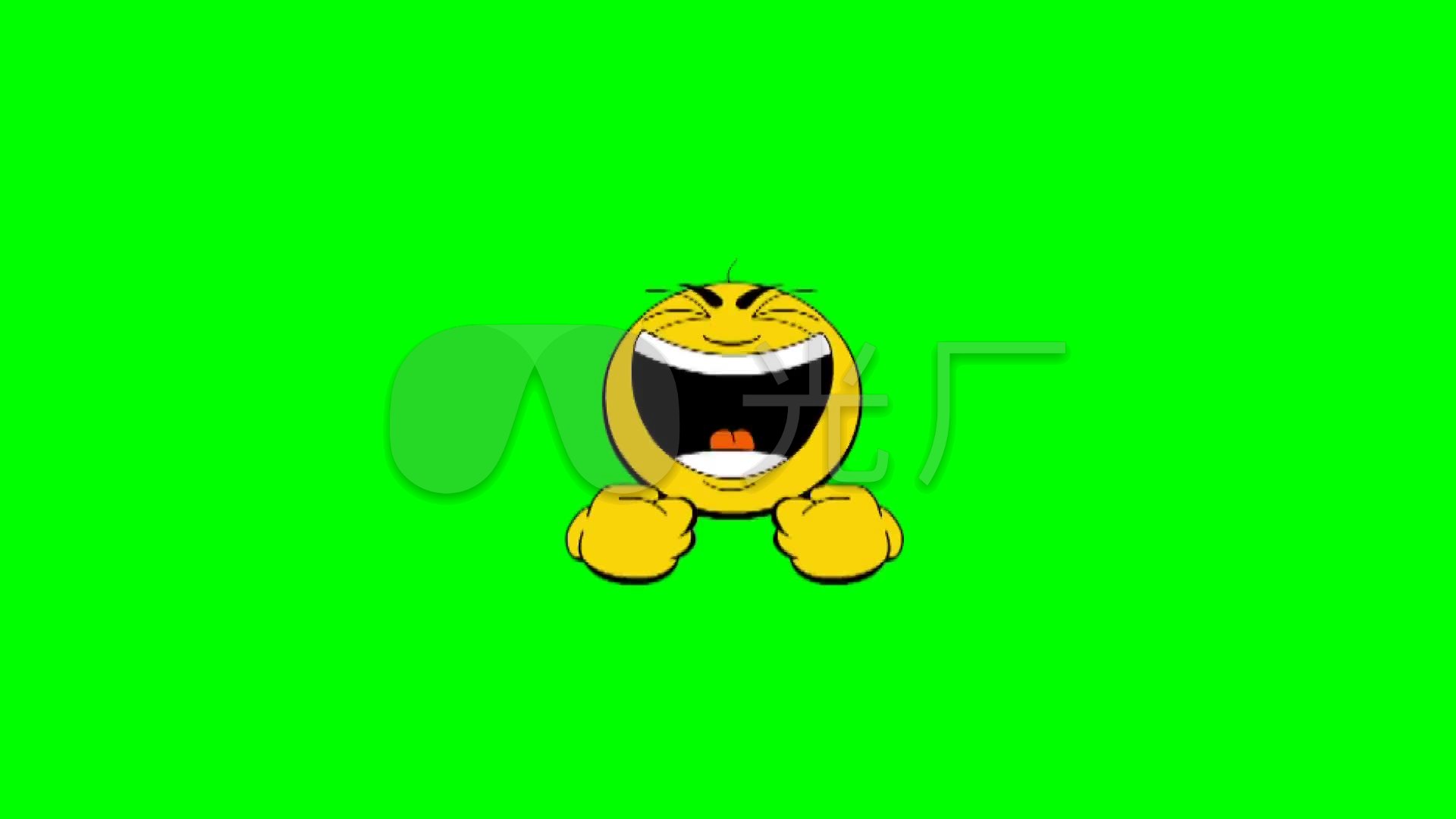 1920X1080搞笑,1920x1080背景 卡通搞笑表情绿屏抠像_1920x1080_高清视频素材下载