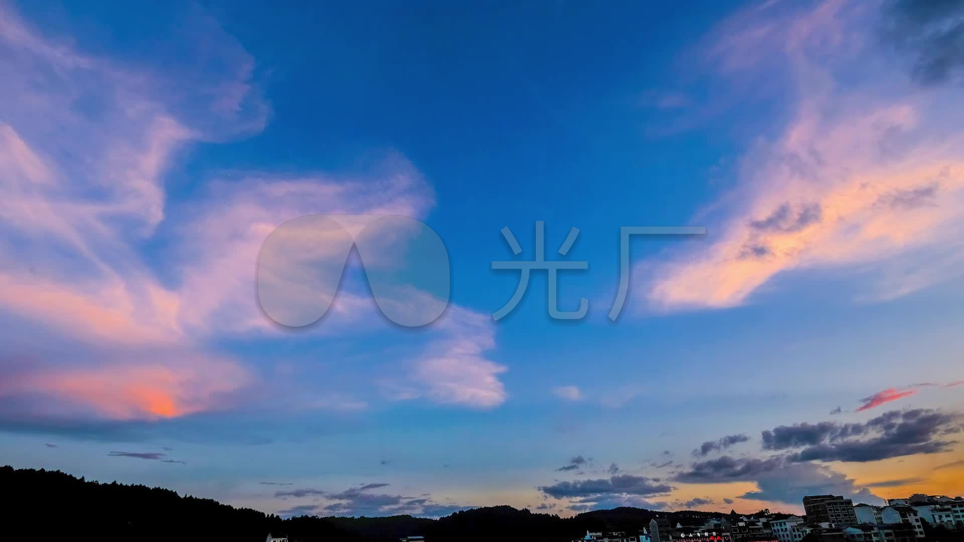 超清晚霞实拍_1920x1080_高清视频素材下载(编号:1461986)_实拍视频