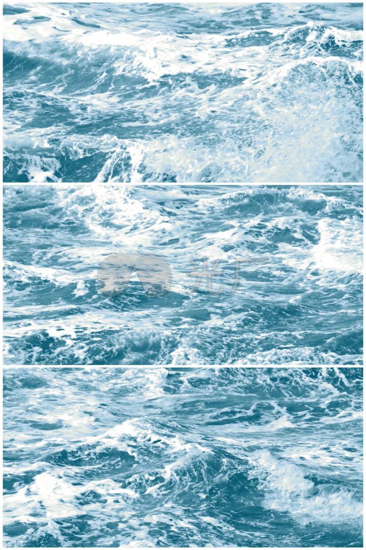海浪海水后浪推前浪溅出水花_2120x1193_高清视频素材