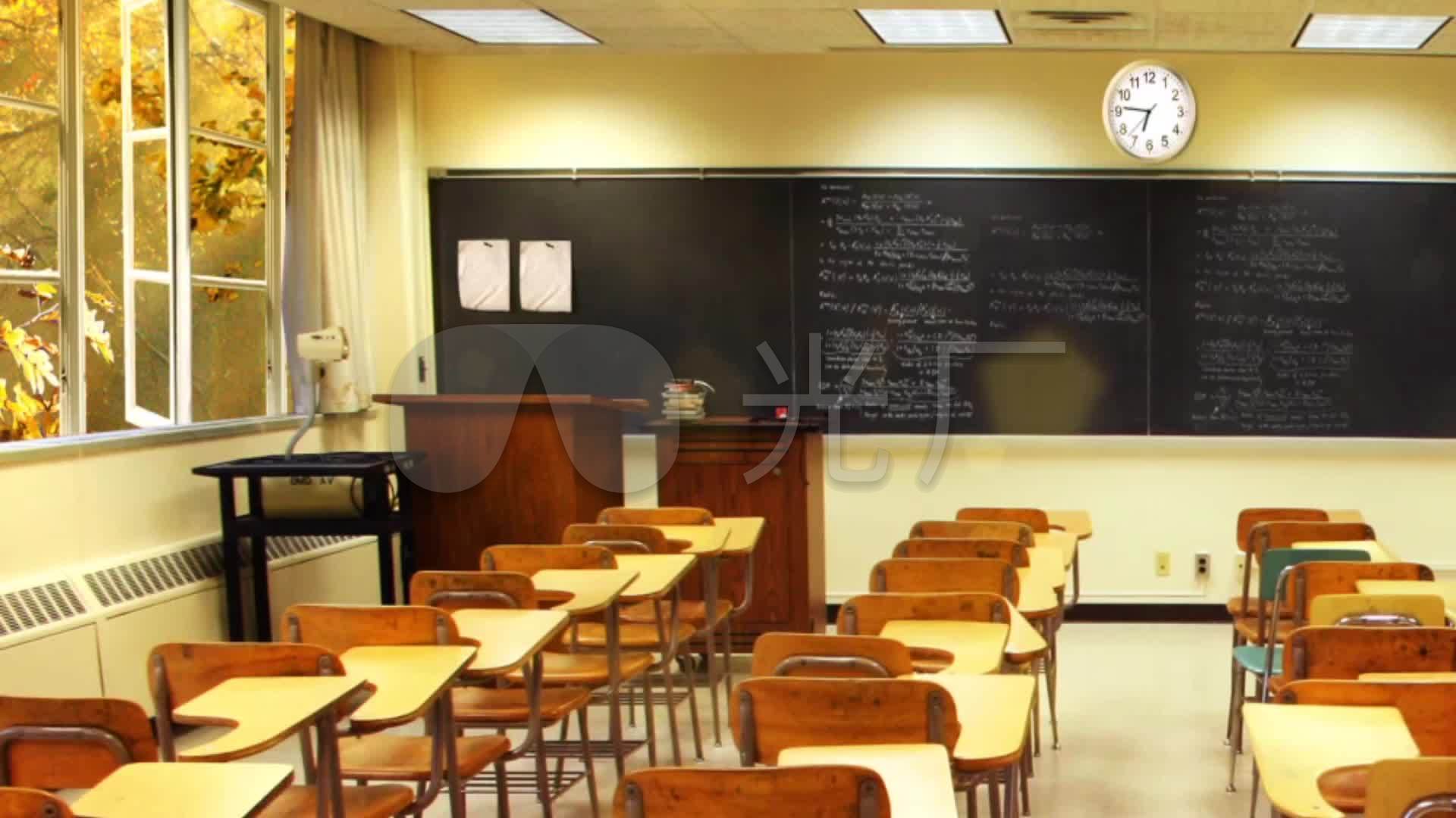 怀旧唯美温馨教室课堂_1920x1080_高清视频素材下载