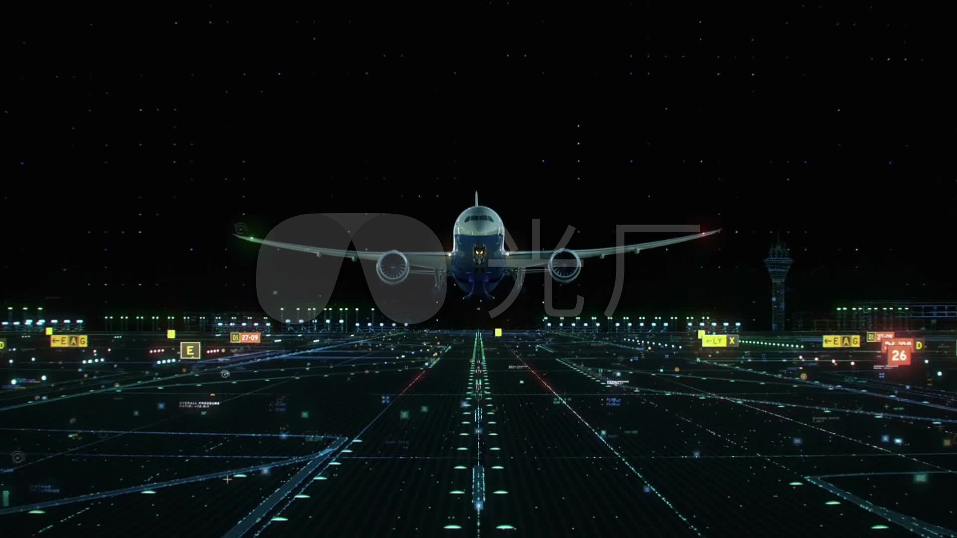 现代化客机起飞_1920x1080_高清视频素材下载(编号:1464796)_实拍视频