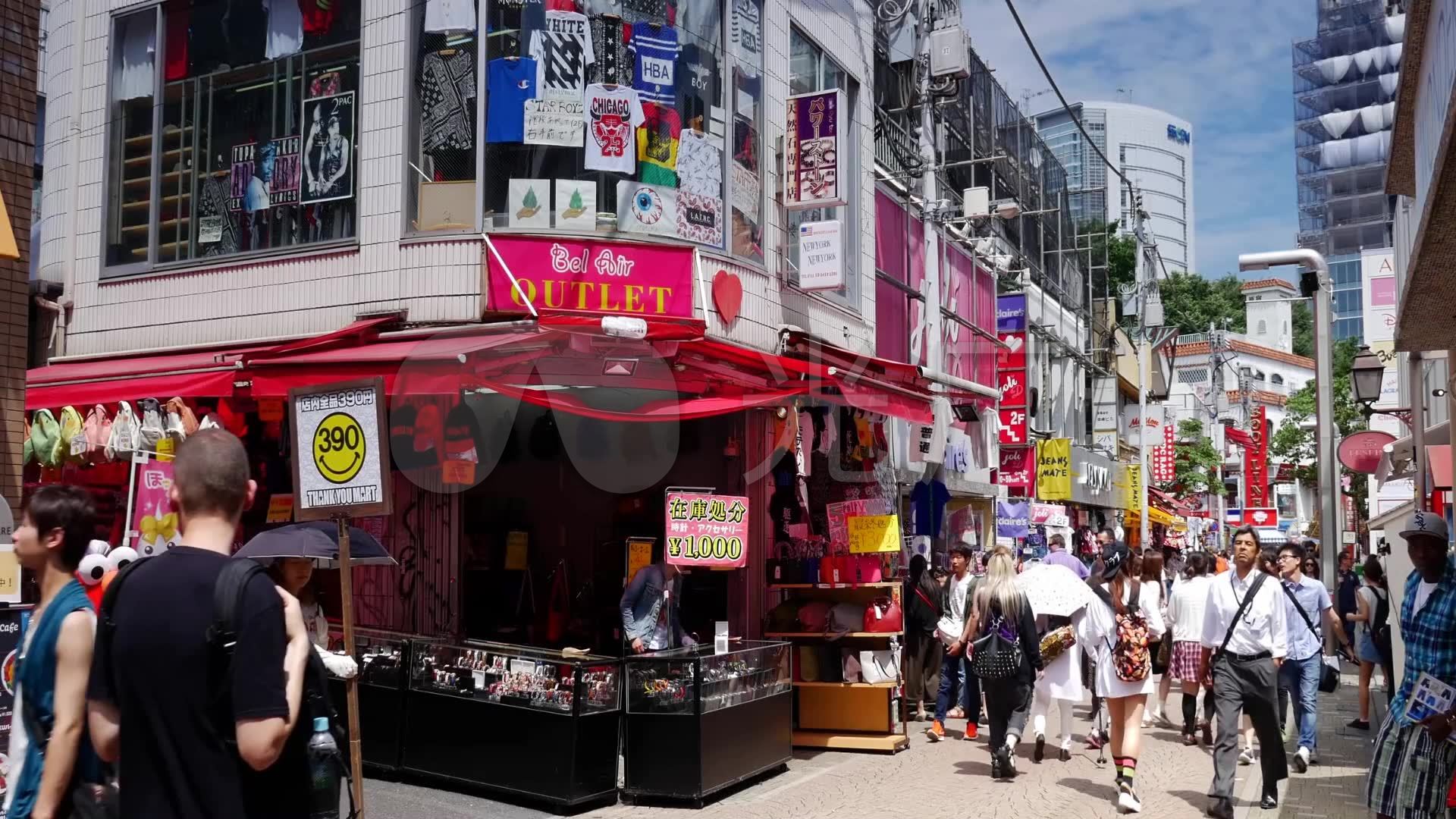 日本东京涩谷原宿站商业街商店10794
