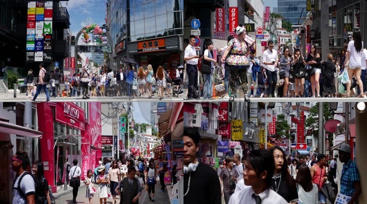 日本东京涩谷原宿站商业街商店10794