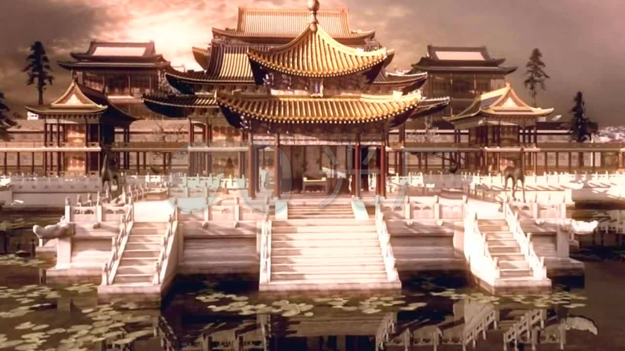 中式古典皇宫宫殿_1280x720_高清视频素材下载(编号:)