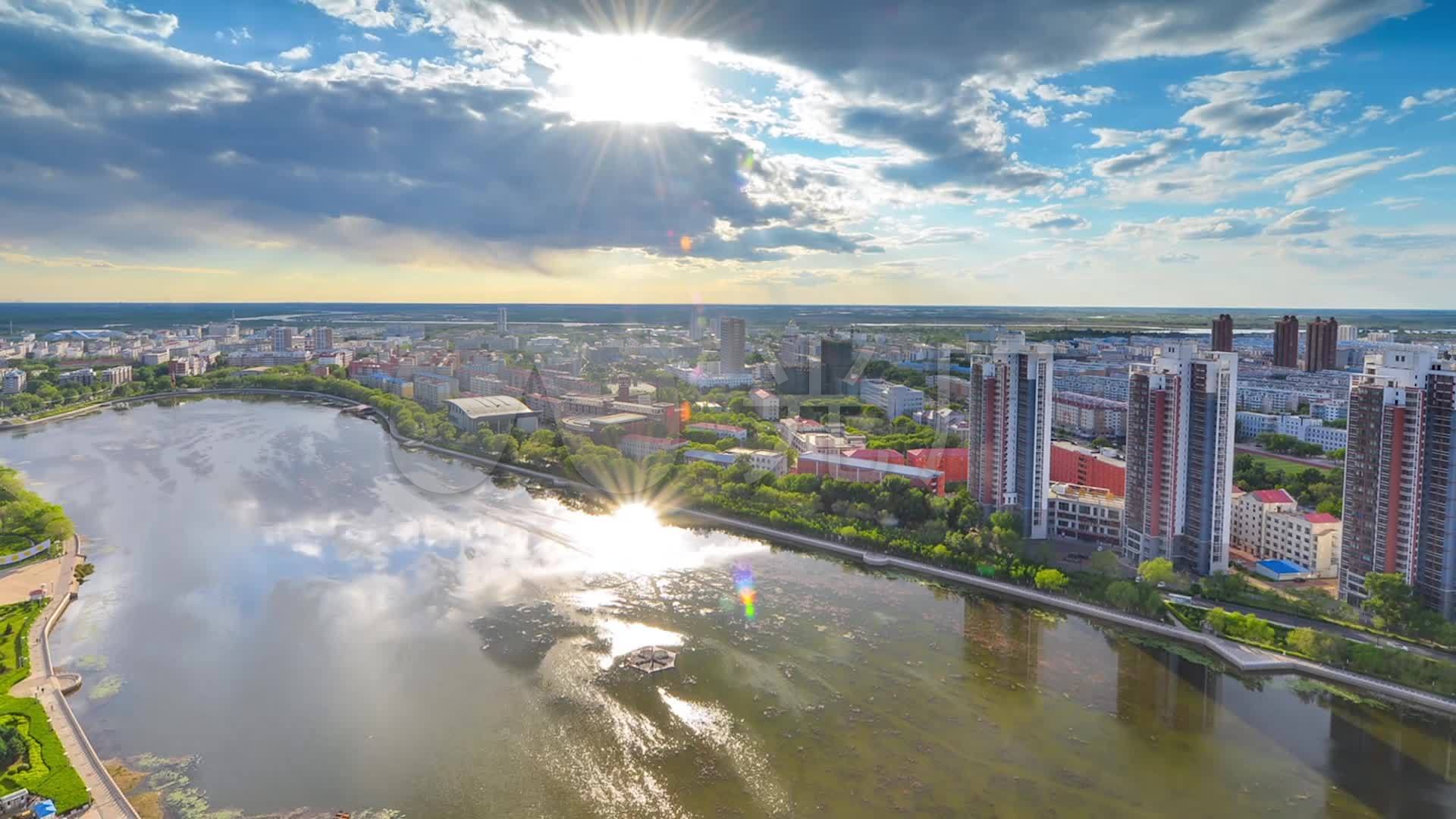 齐齐哈尔延时拍摄_1920x1080_高清视频素材下载(编号