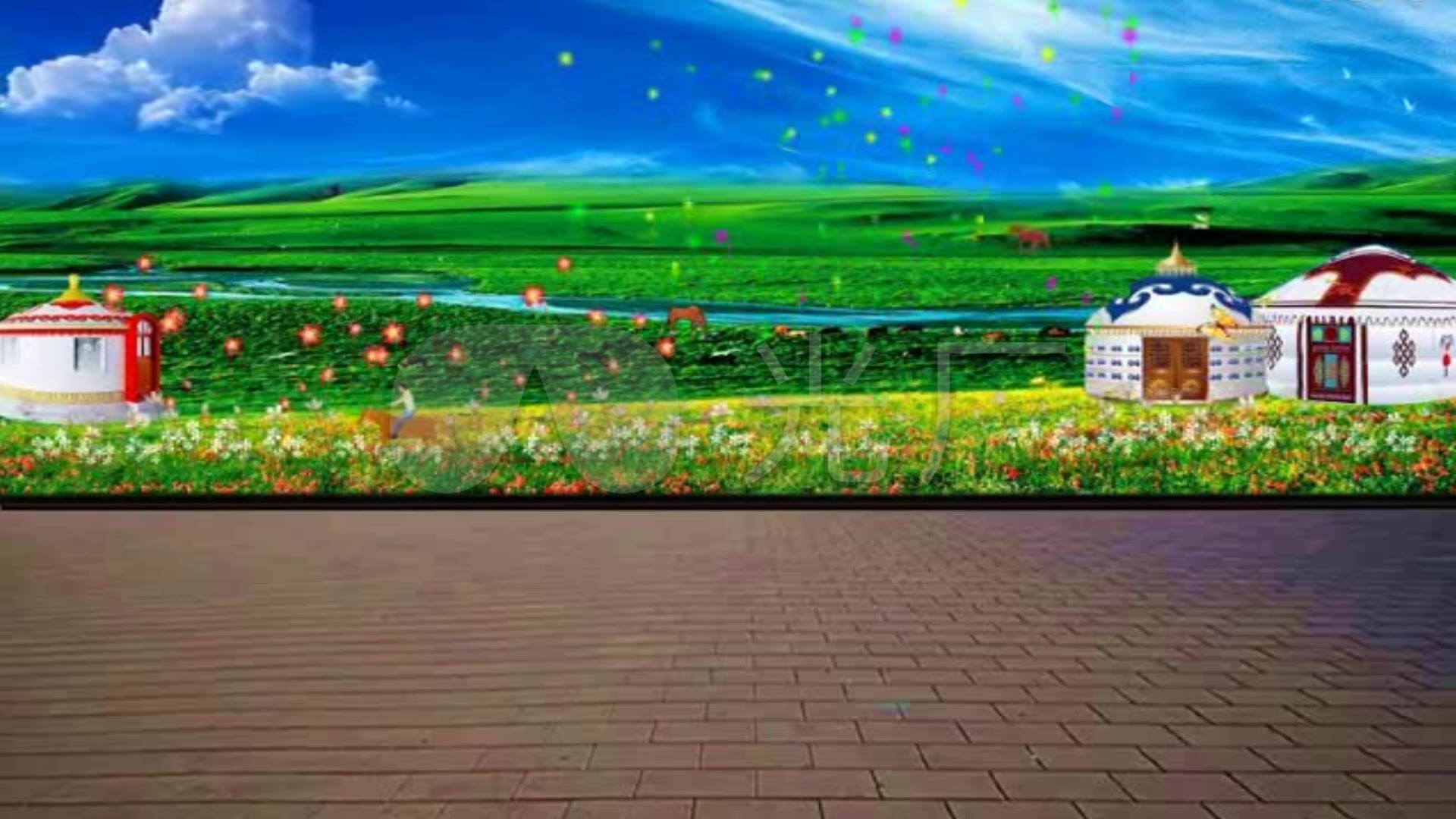 广场舞视频背景