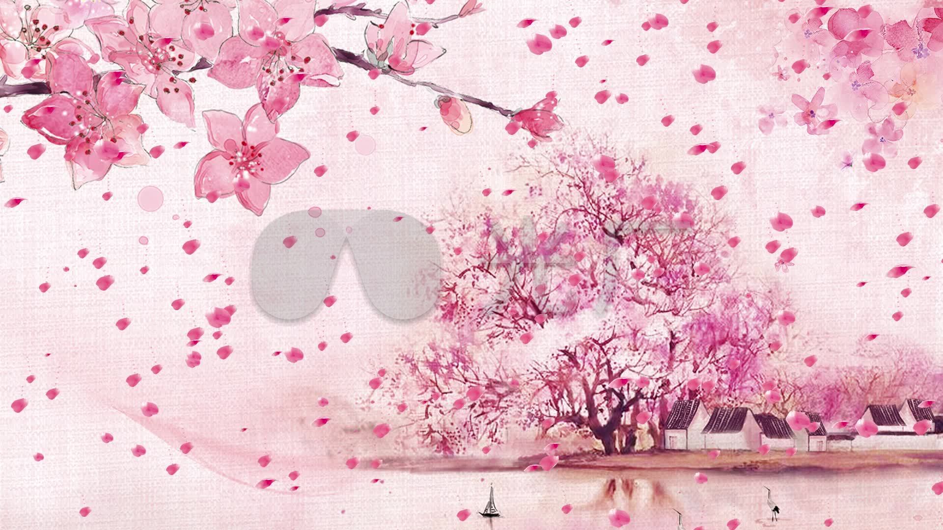 视频素材 舞台背景 场景背景 三生三世十里桃花  来自视频原始文件或