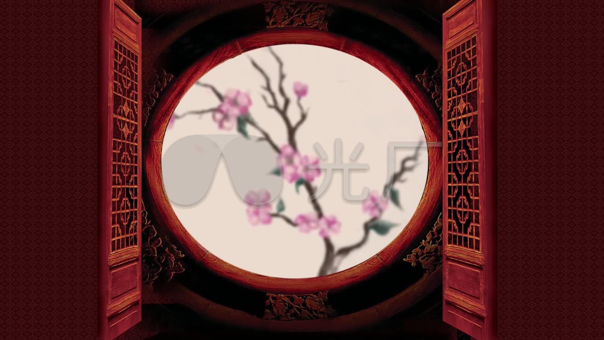 琵琶古风梅花(4分17秒)_1920x1080_高清视频素材下载