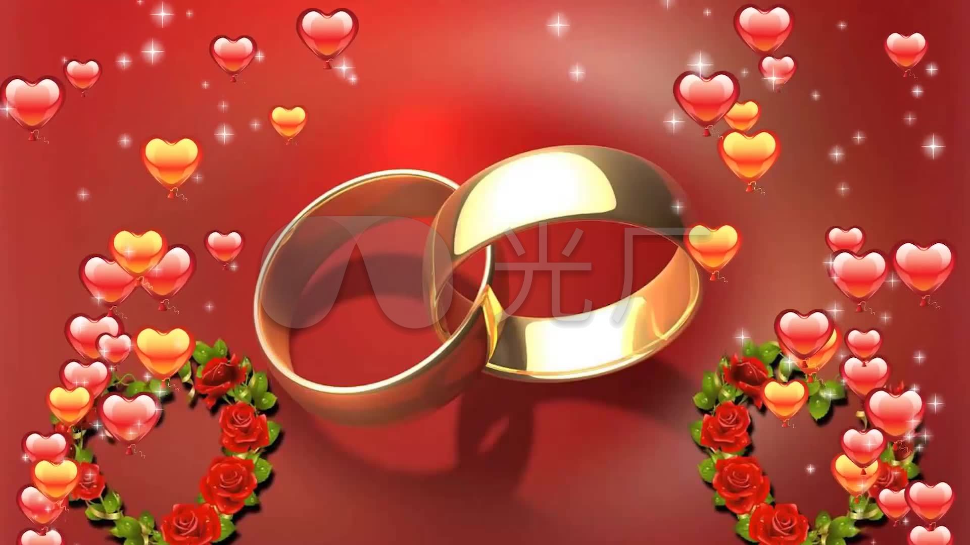 婚礼婚宴结婚纪念日视频背景_1920x1080_高清视频素材
