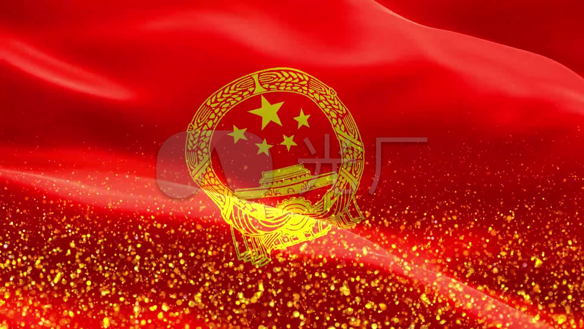 (强烈推荐)高清原创国徽视频素材_1920x1080_高清视频素材下载(编号