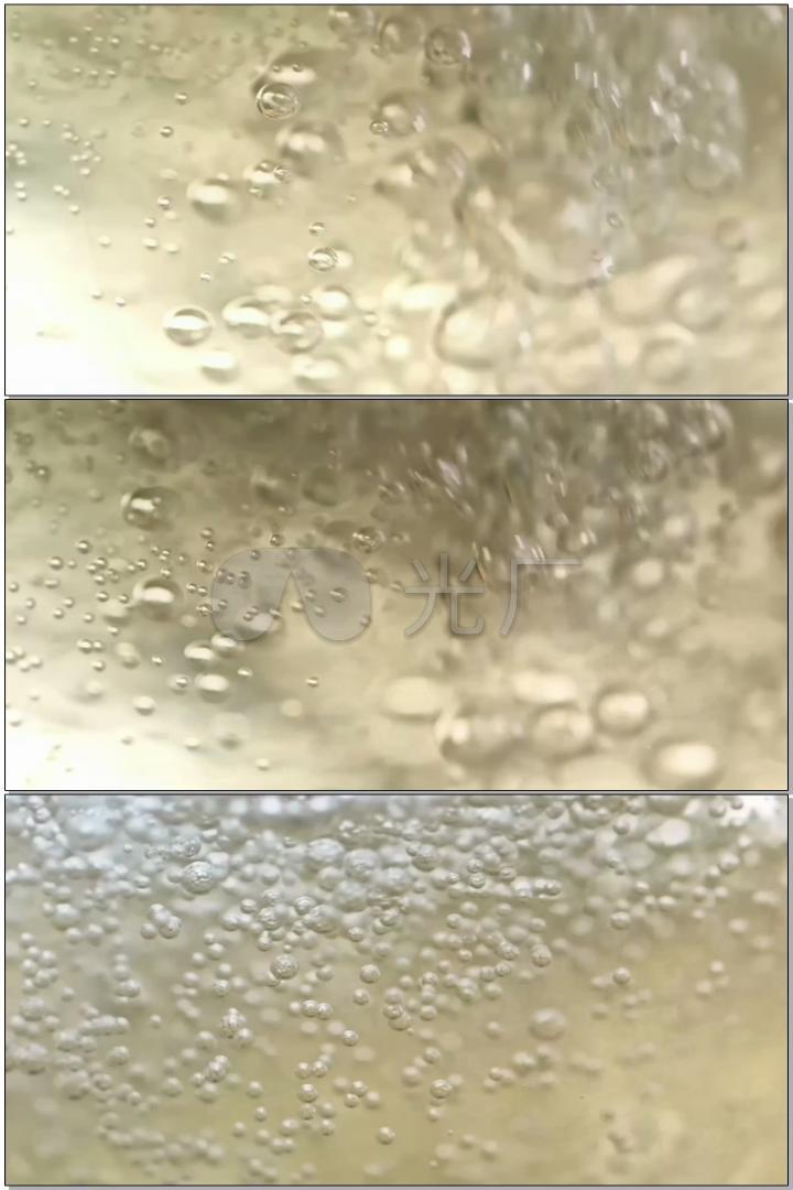 美酒香槟气泡水泡
