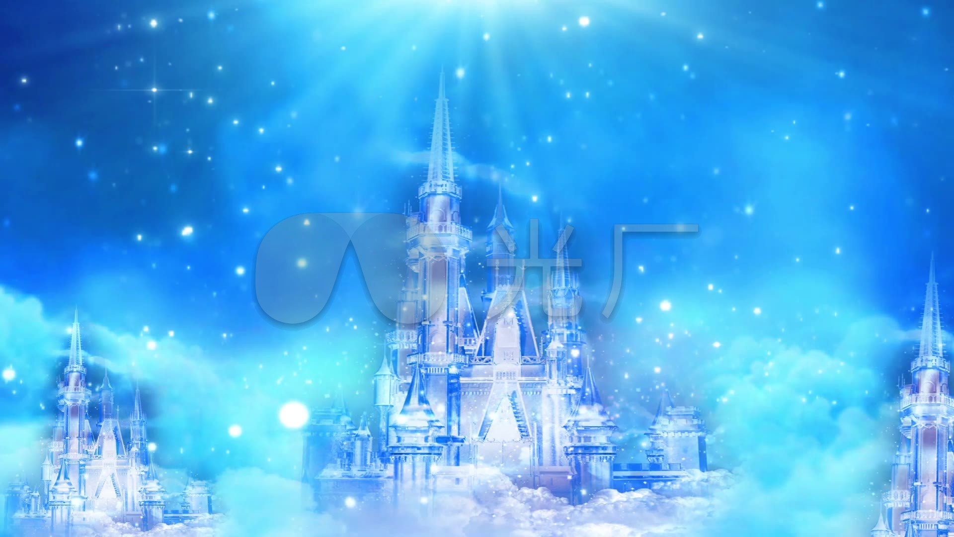 冰雪奇缘婚礼童话背景