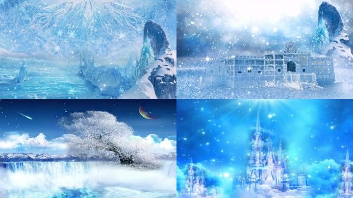 冰雪奇缘冰雪城堡led舞蹈演出冰雪城堡冰凌